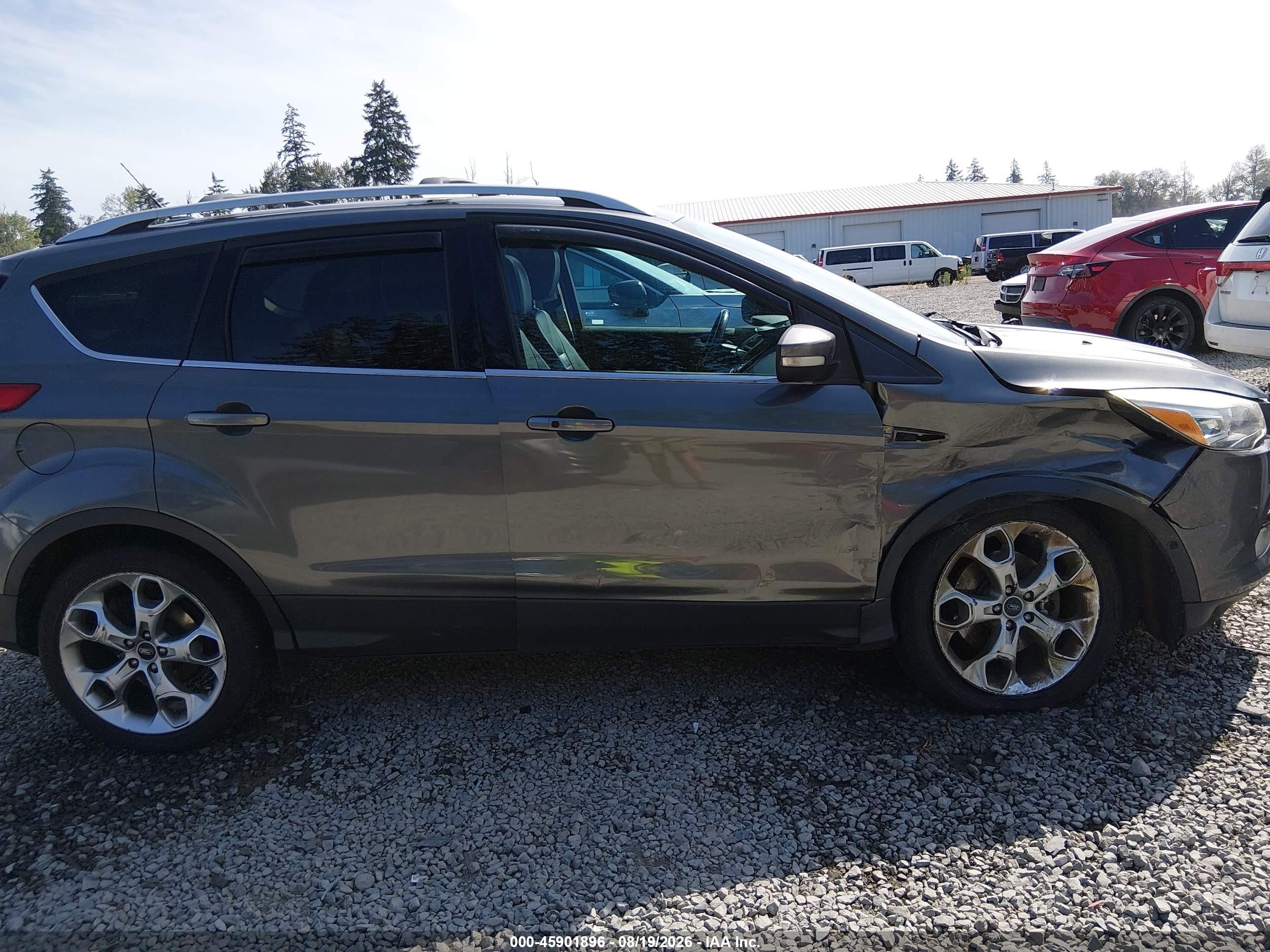 2014 Ford Escape Titanium Gray vin: 1FMCU9J94EUB96720