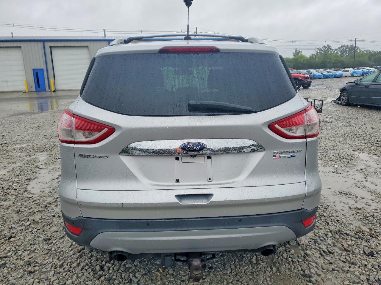 2014 Ford Escape Titanium Silver vin: 1FMCU9J94EUD55171