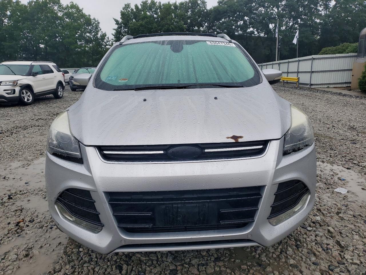 2014 Ford Escape Titanium Silver vin: 1FMCU9J94EUD55171