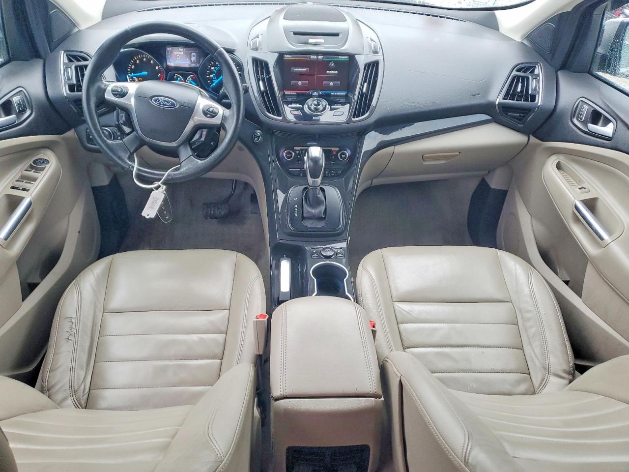 2014 Ford Escape Titanium Silver vin: 1FMCU9J94EUD55171