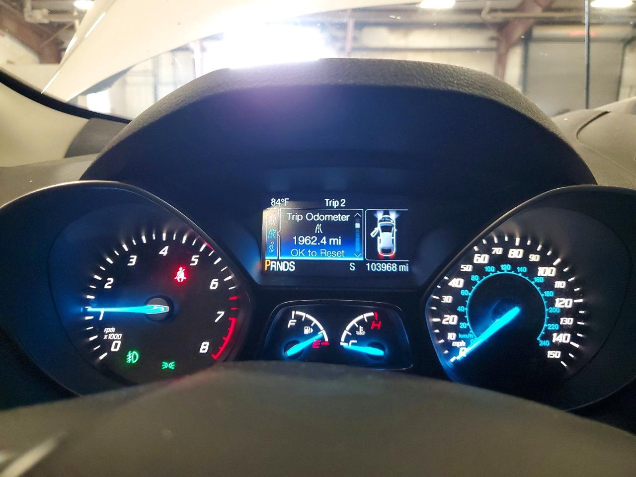 2014 Ford Escape Titanium White vin: 1FMCU9J94EUD61648