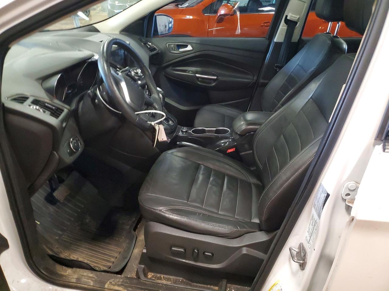 2014 Ford Escape Titanium White vin: 1FMCU9J94EUD61648