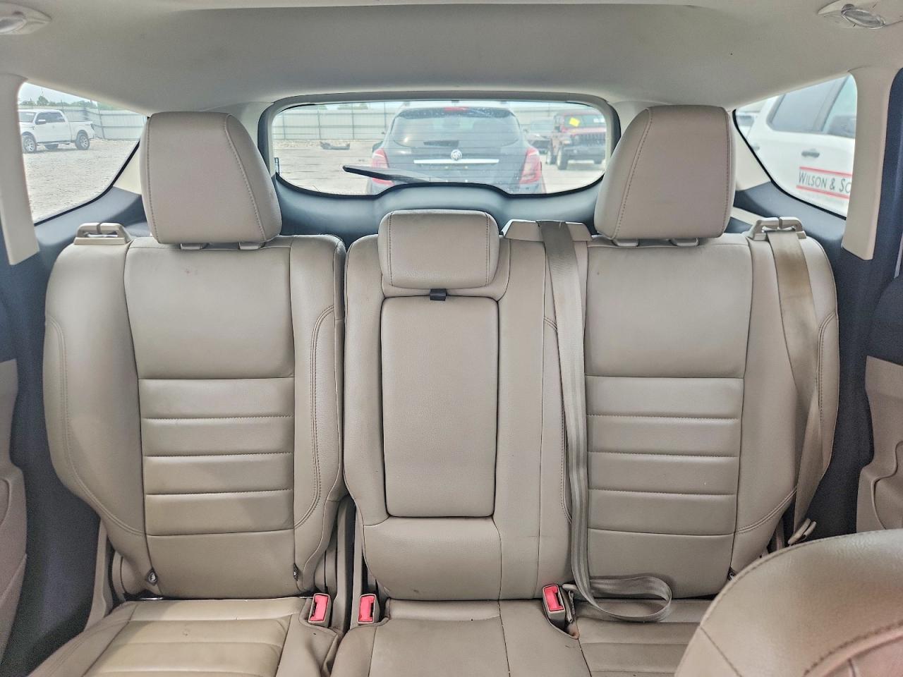 2014 Ford Escape Titanium White vin: 1FMCU9J94EUD78272