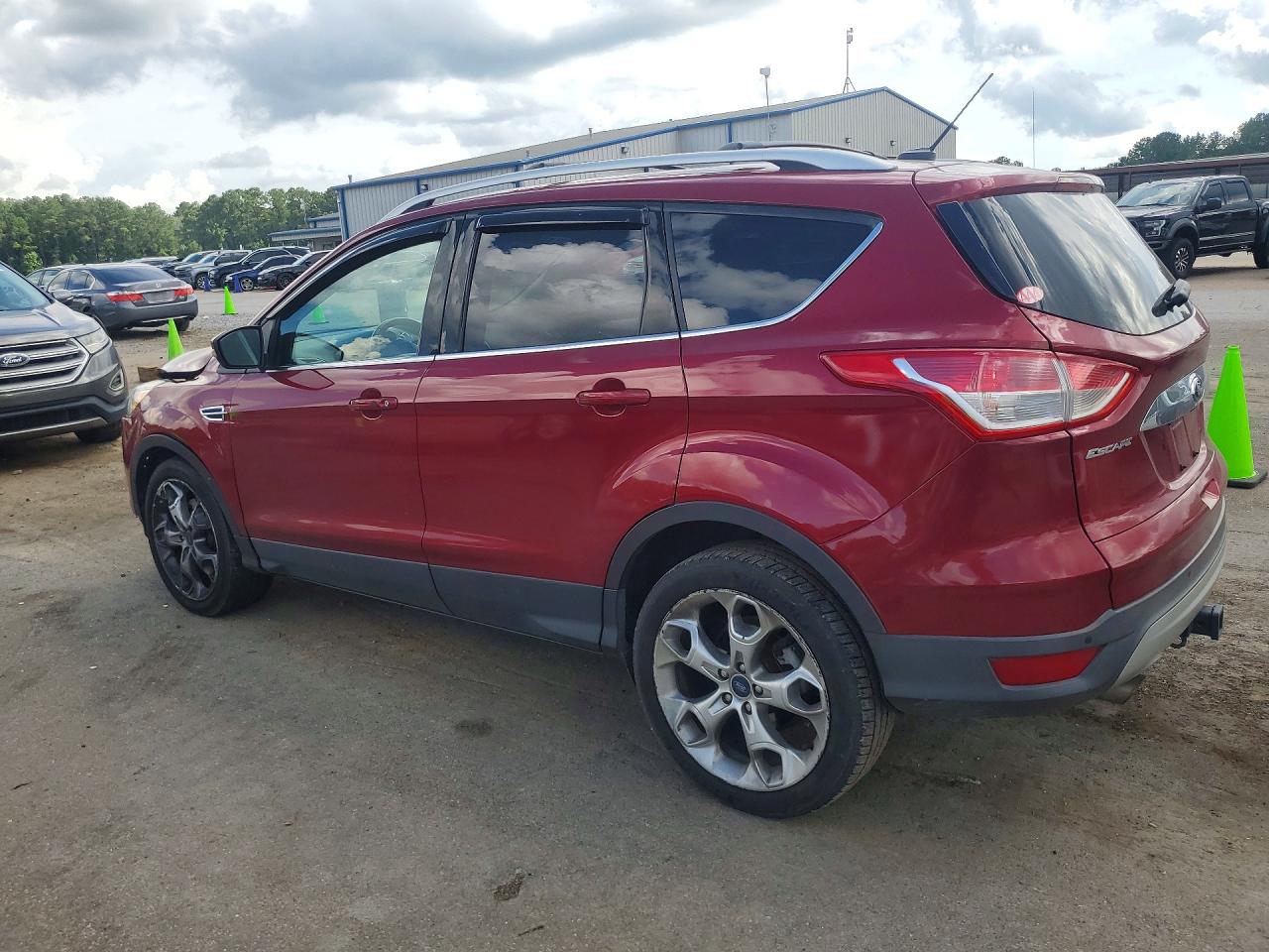 2015 Ford Escape Titanium Red vin: 1FMCU9J94FUA36760