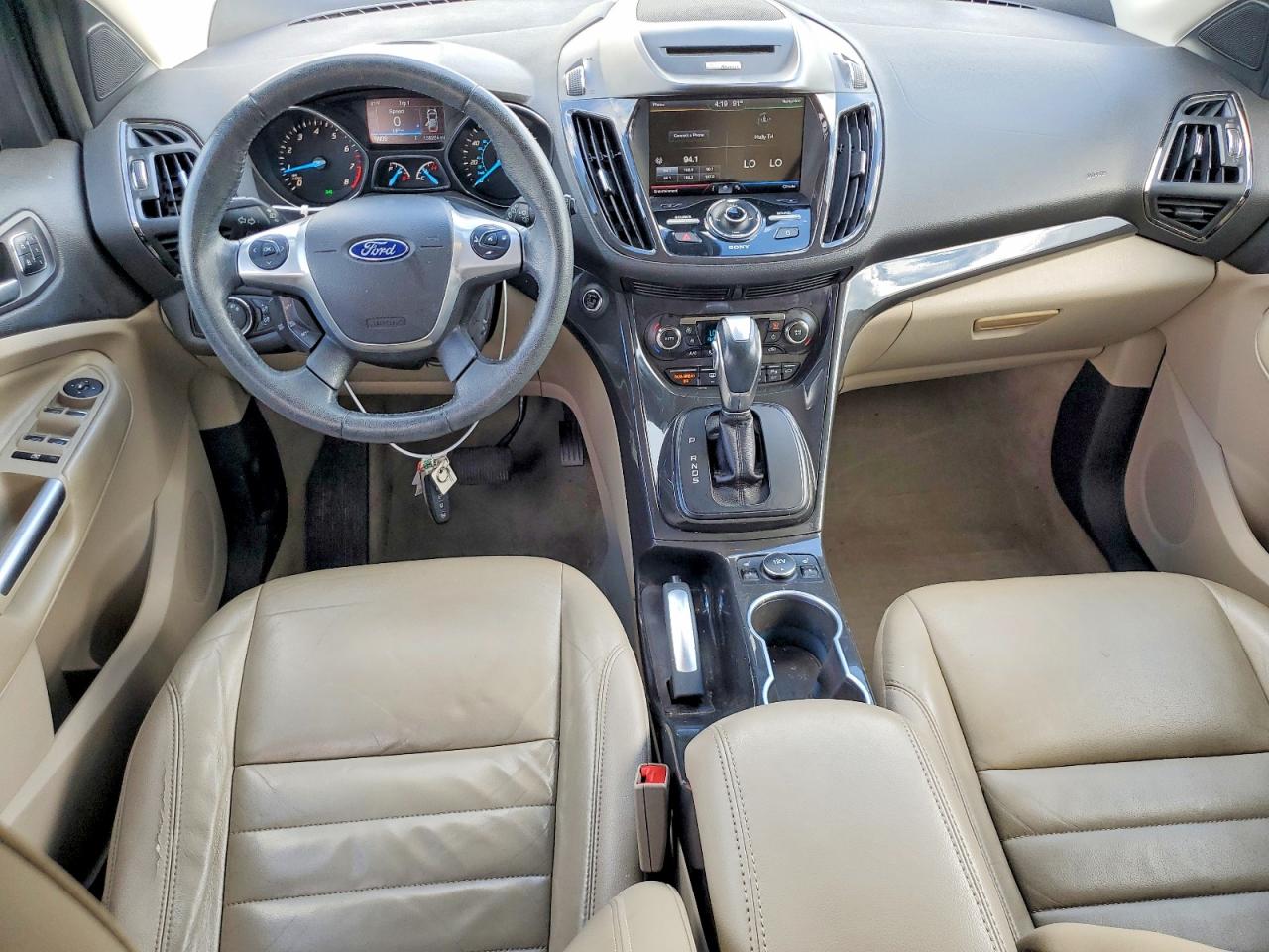 2015 Ford Escape Titanium Red vin: 1FMCU9J94FUA36760