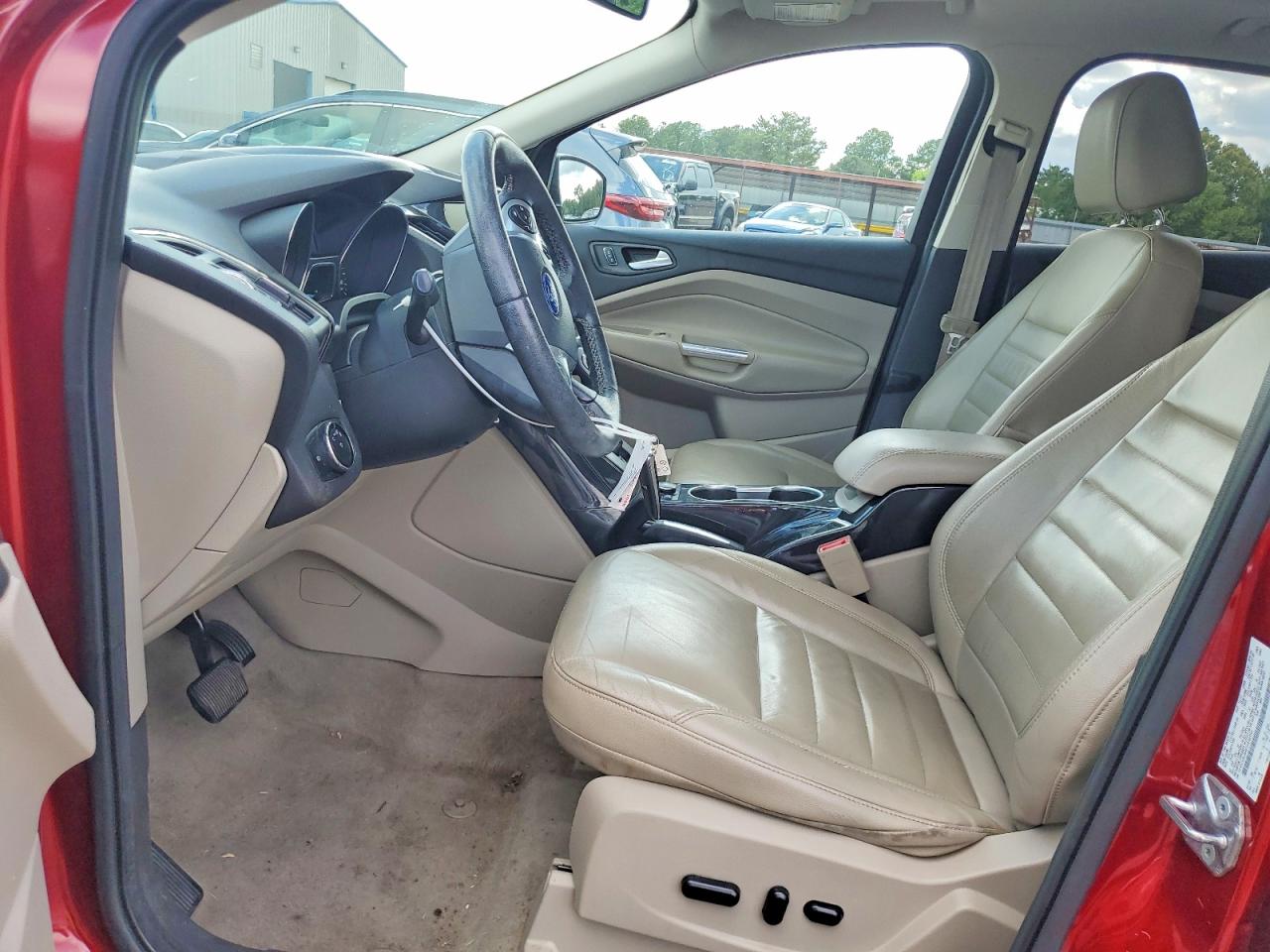 2015 Ford Escape Titanium Red vin: 1FMCU9J94FUA36760