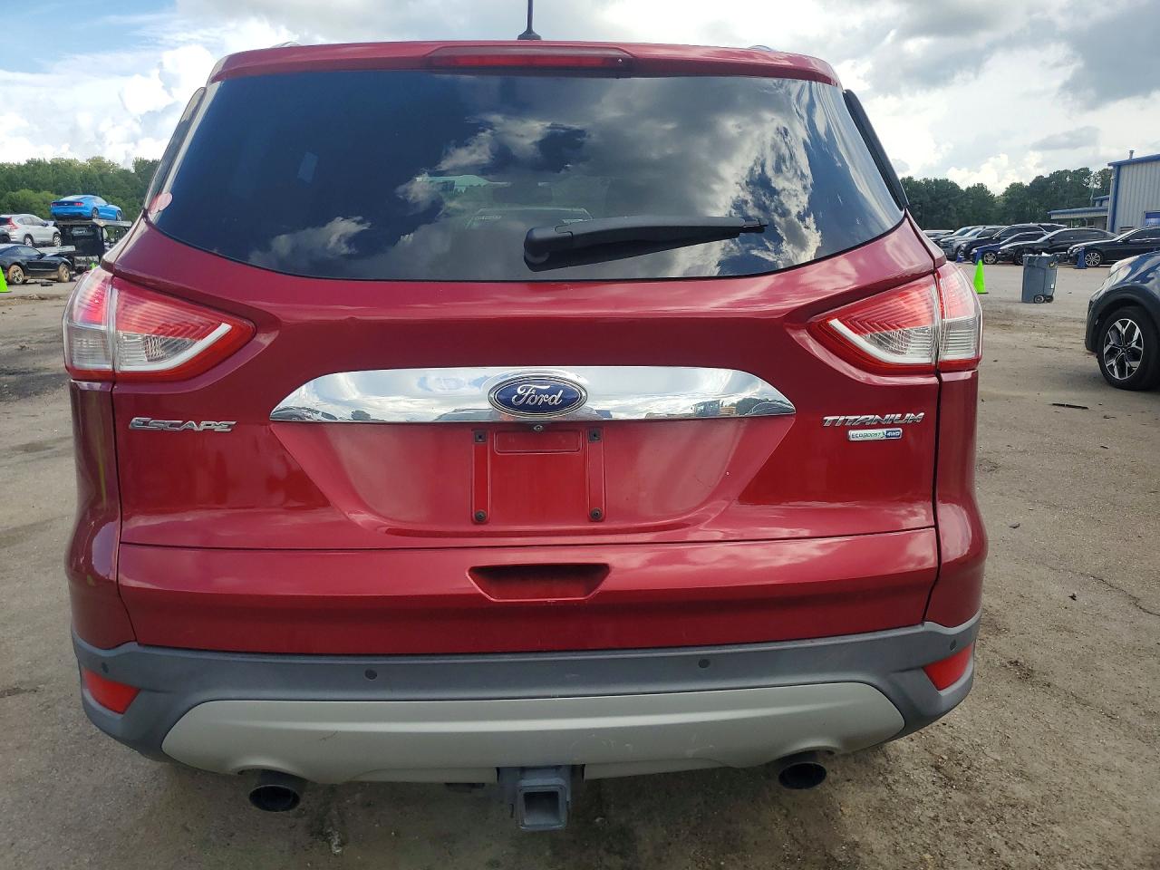 2015 Ford Escape Titanium Red vin: 1FMCU9J94FUA36760