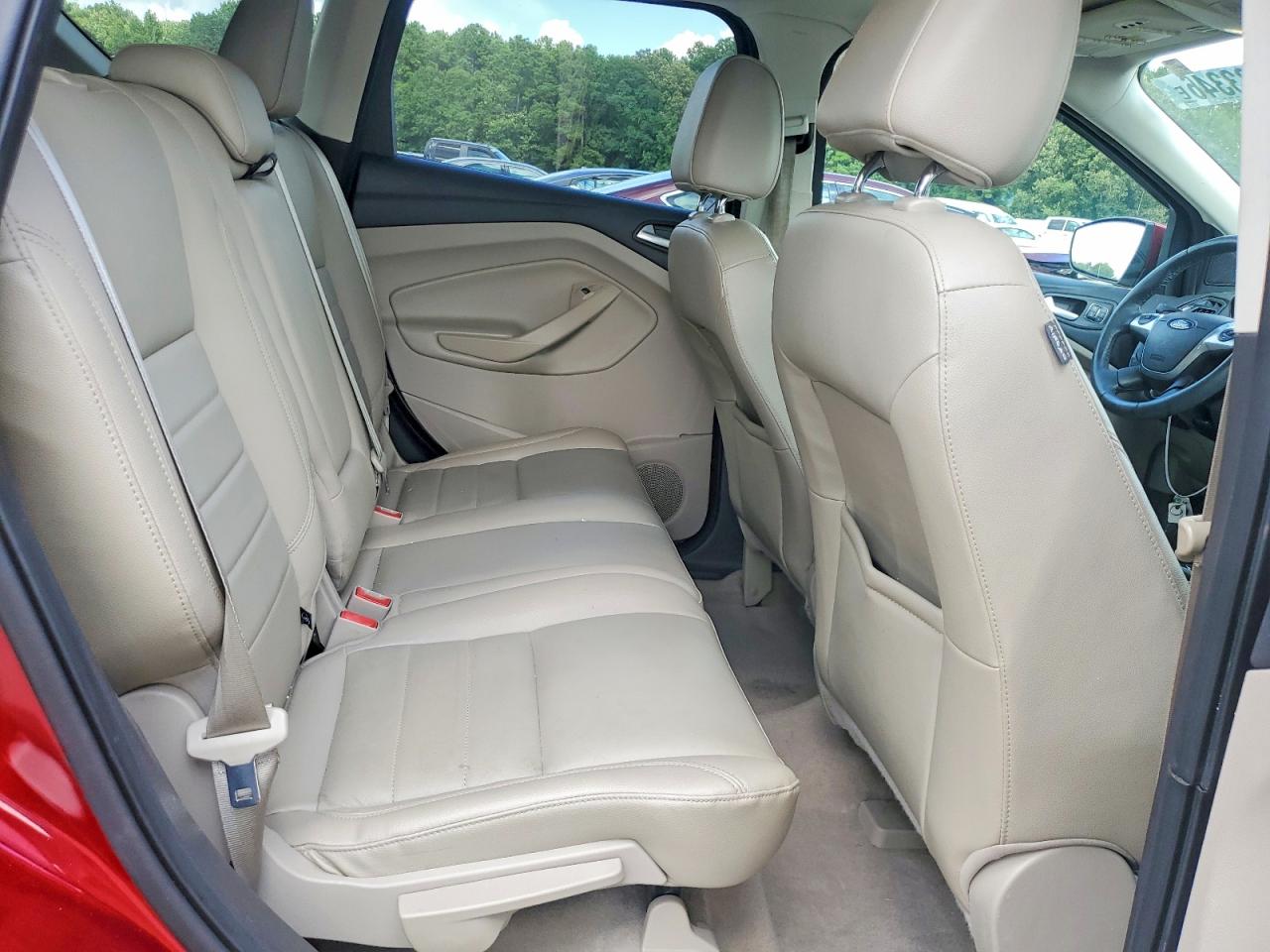 2015 Ford Escape Titanium Red vin: 1FMCU9J94FUA36760