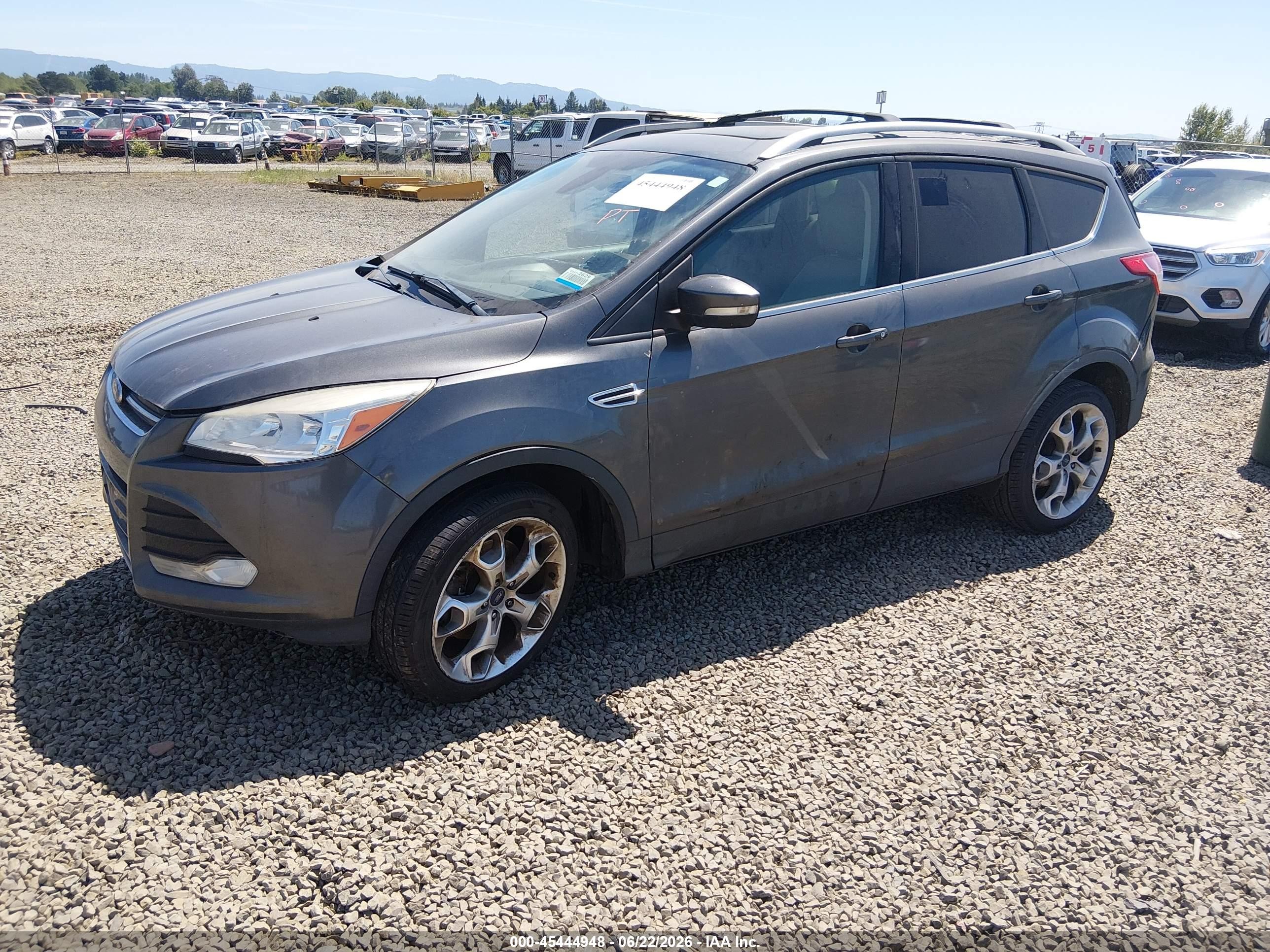 2015 Ford Escape Titanium Gray vin: 1FMCU9J94FUB49933