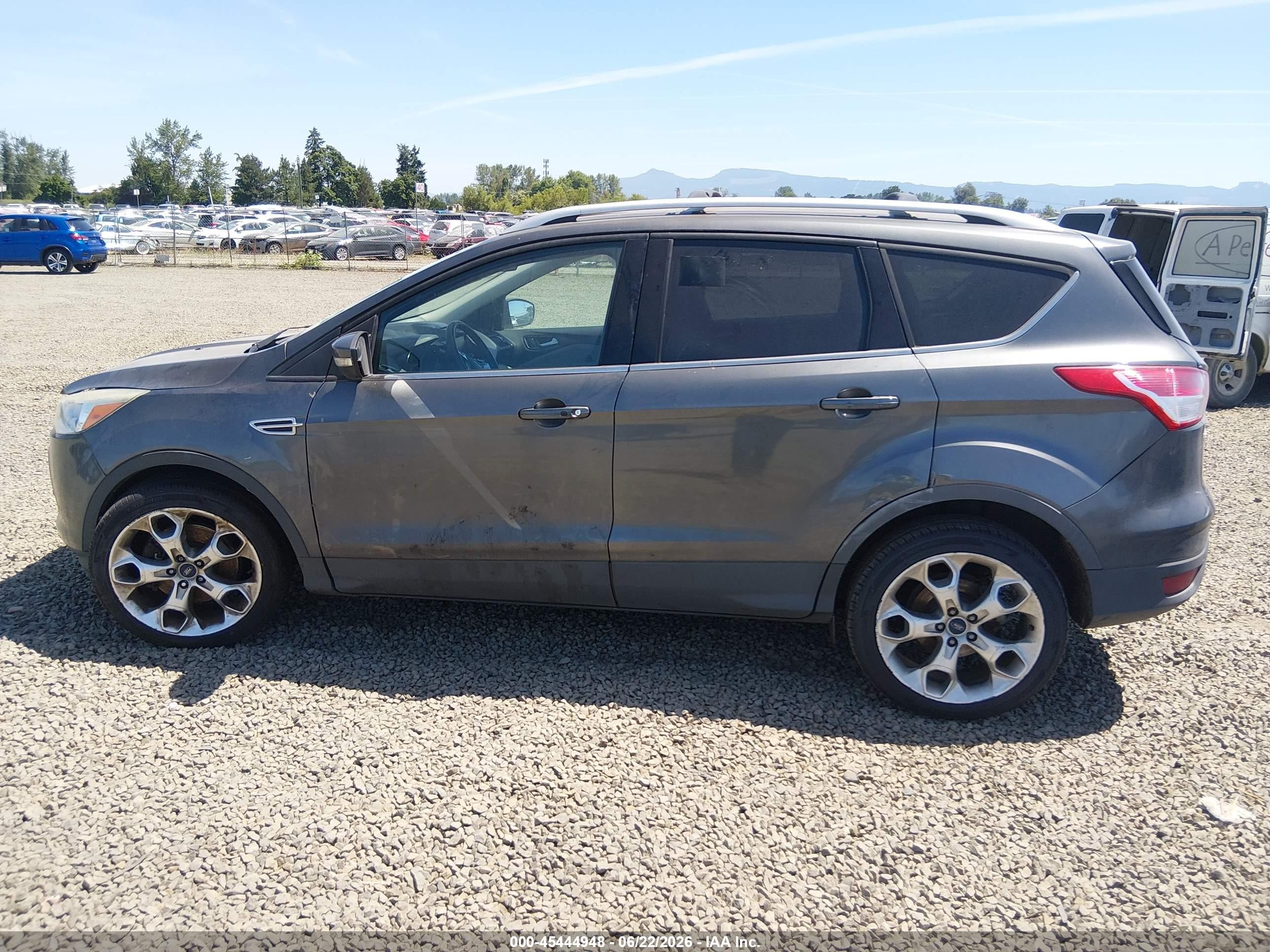 2015 Ford Escape Titanium Gray vin: 1FMCU9J94FUB49933