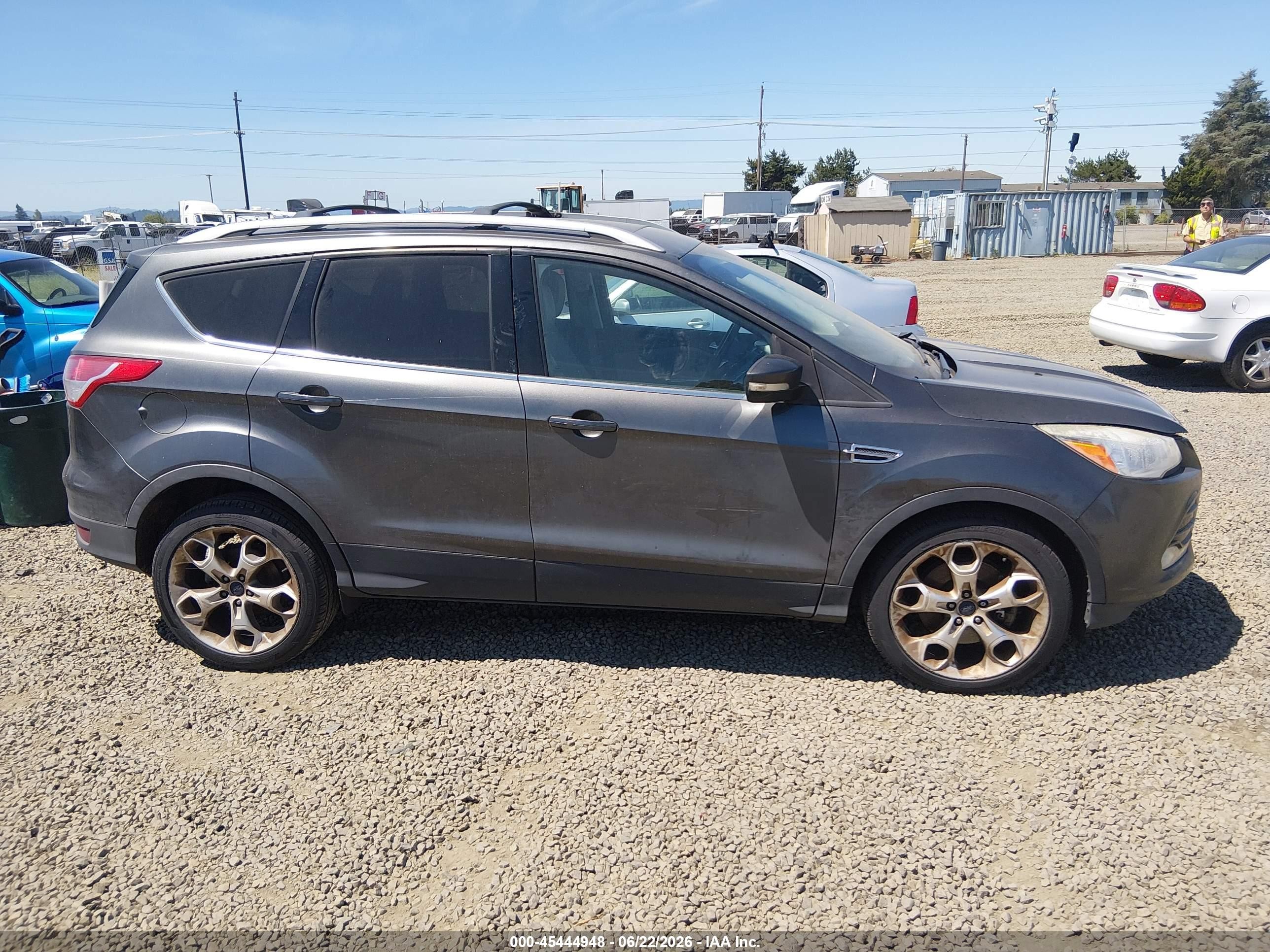 2015 Ford Escape Titanium Gray vin: 1FMCU9J94FUB49933