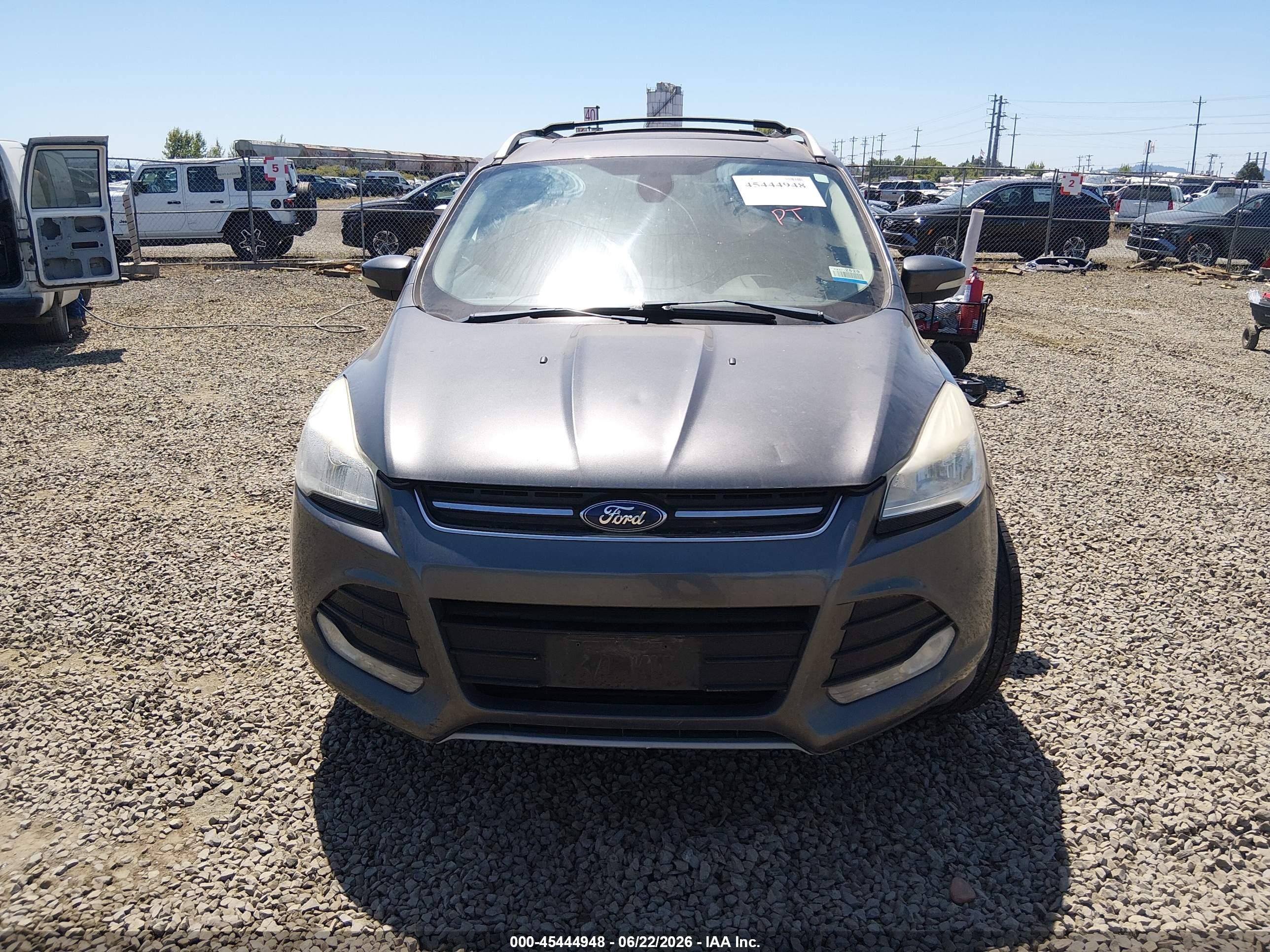 2015 Ford Escape Titanium Gray vin: 1FMCU9J94FUB49933