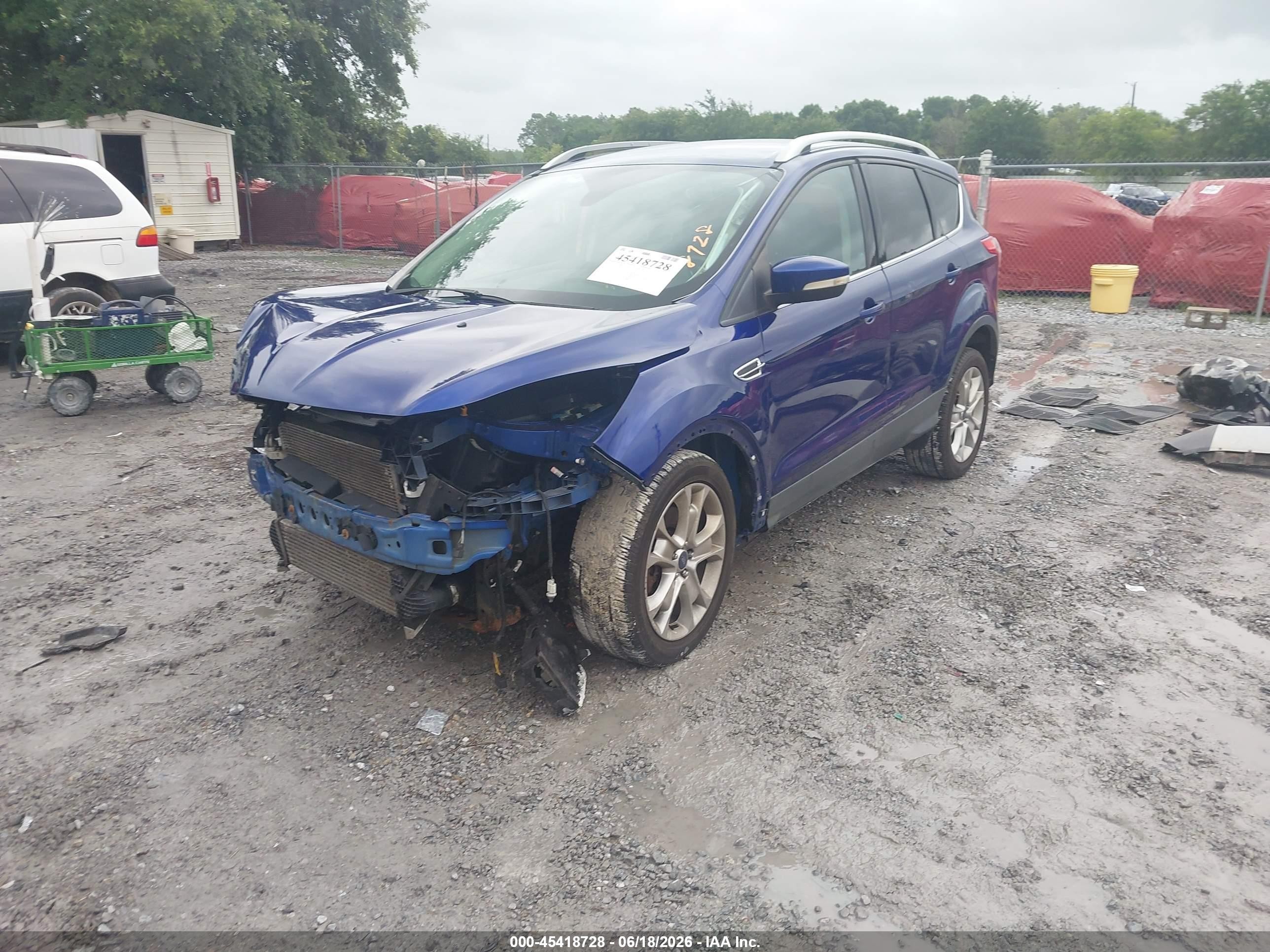 2015 Ford Escape Titanium Blue vin: 1FMCU9J94FUB86206