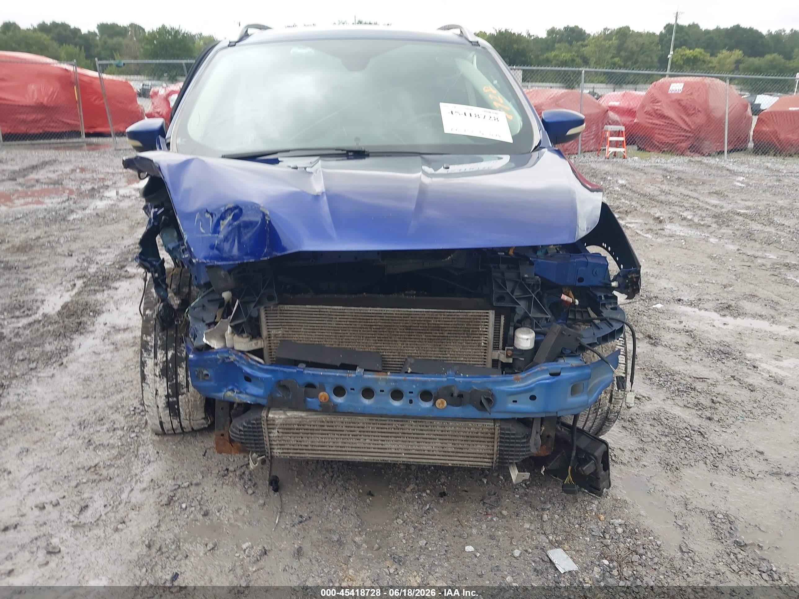 2015 Ford Escape Titanium Blue vin: 1FMCU9J94FUB86206