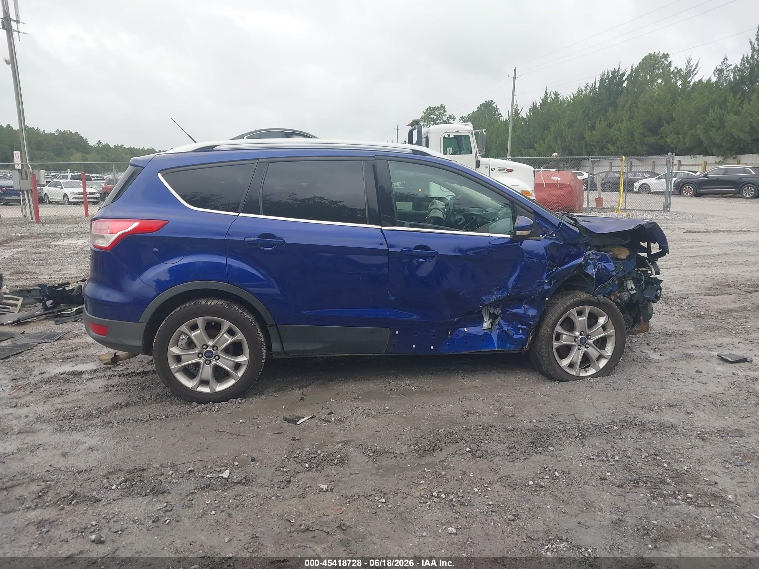 2015 Ford Escape Titanium Blue vin: 1FMCU9J94FUB86206