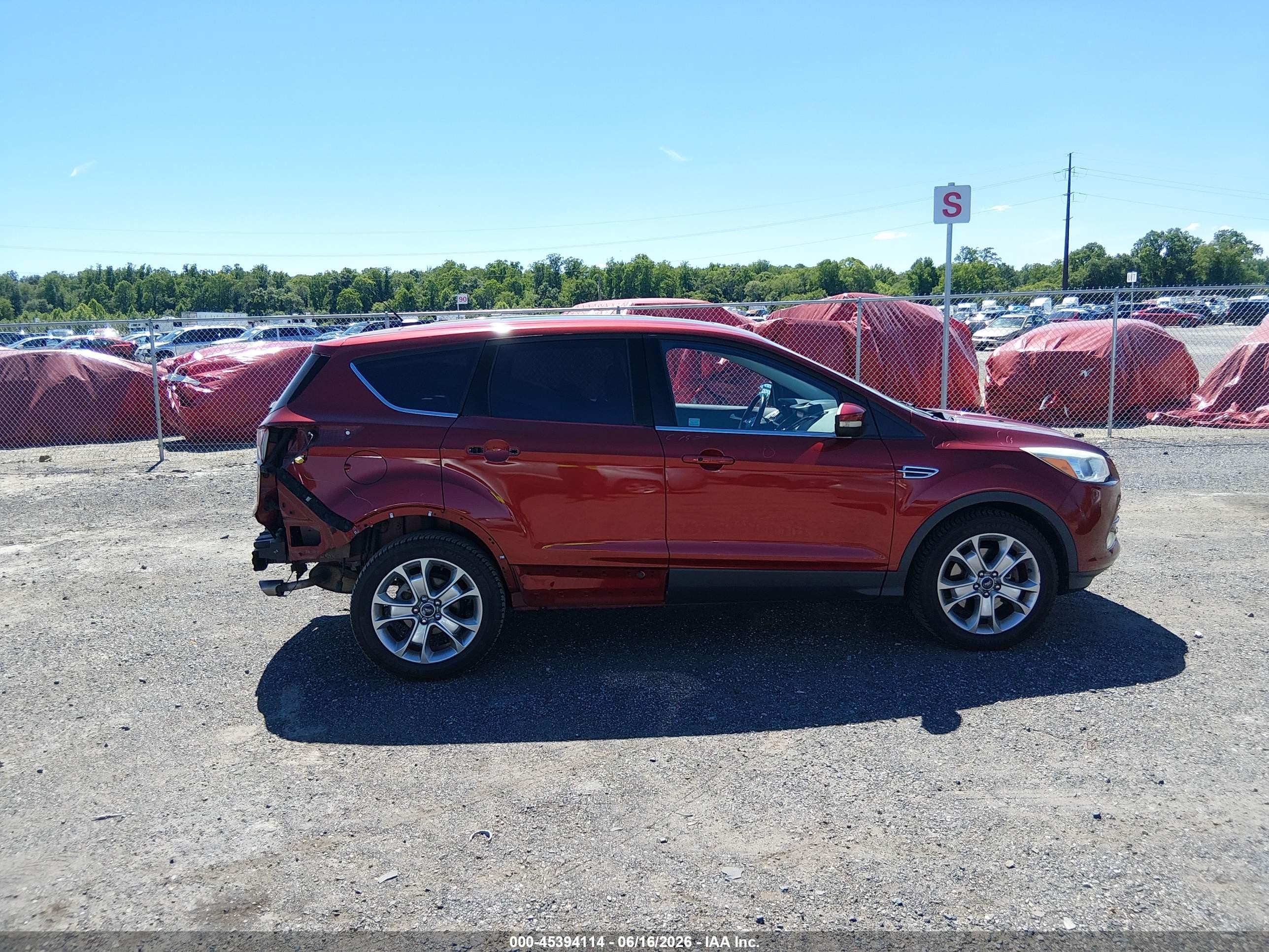 2015 Ford Escape Titanium Red vin: 1FMCU9J94FUC09967