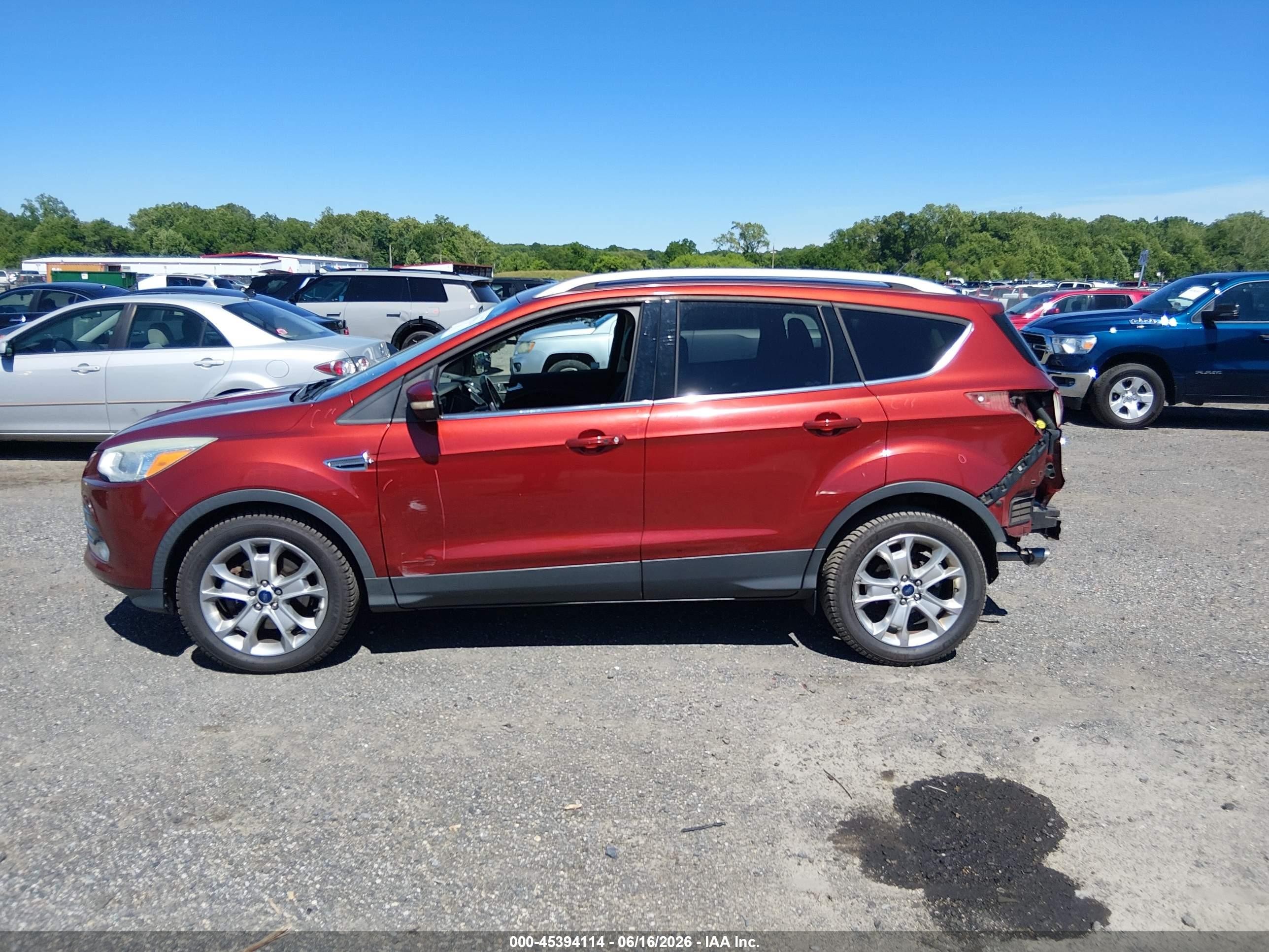 2015 Ford Escape Titanium Red vin: 1FMCU9J94FUC09967