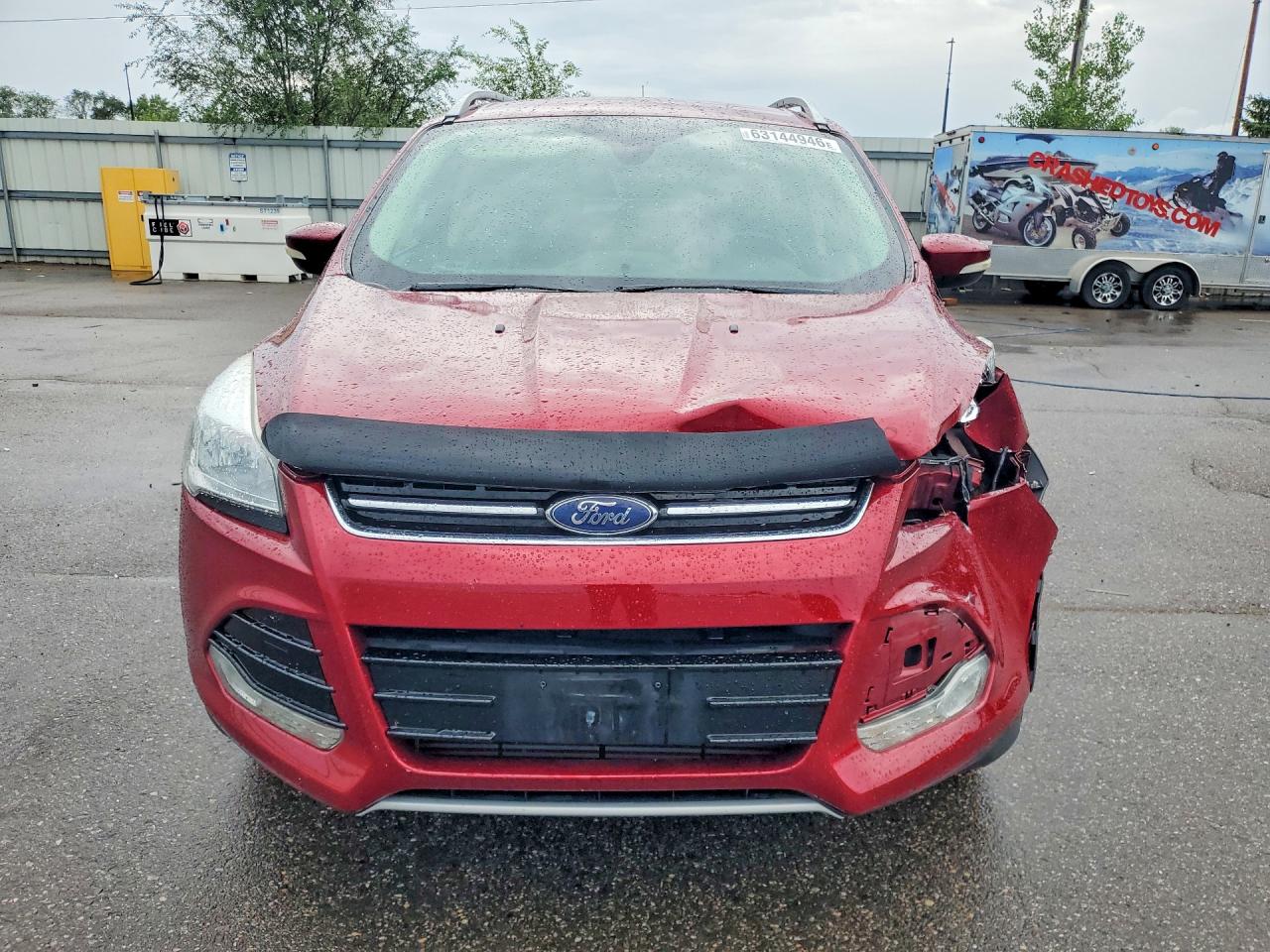 2015 Ford Escape Titanium Red vin: 1FMCU9J94FUC57307