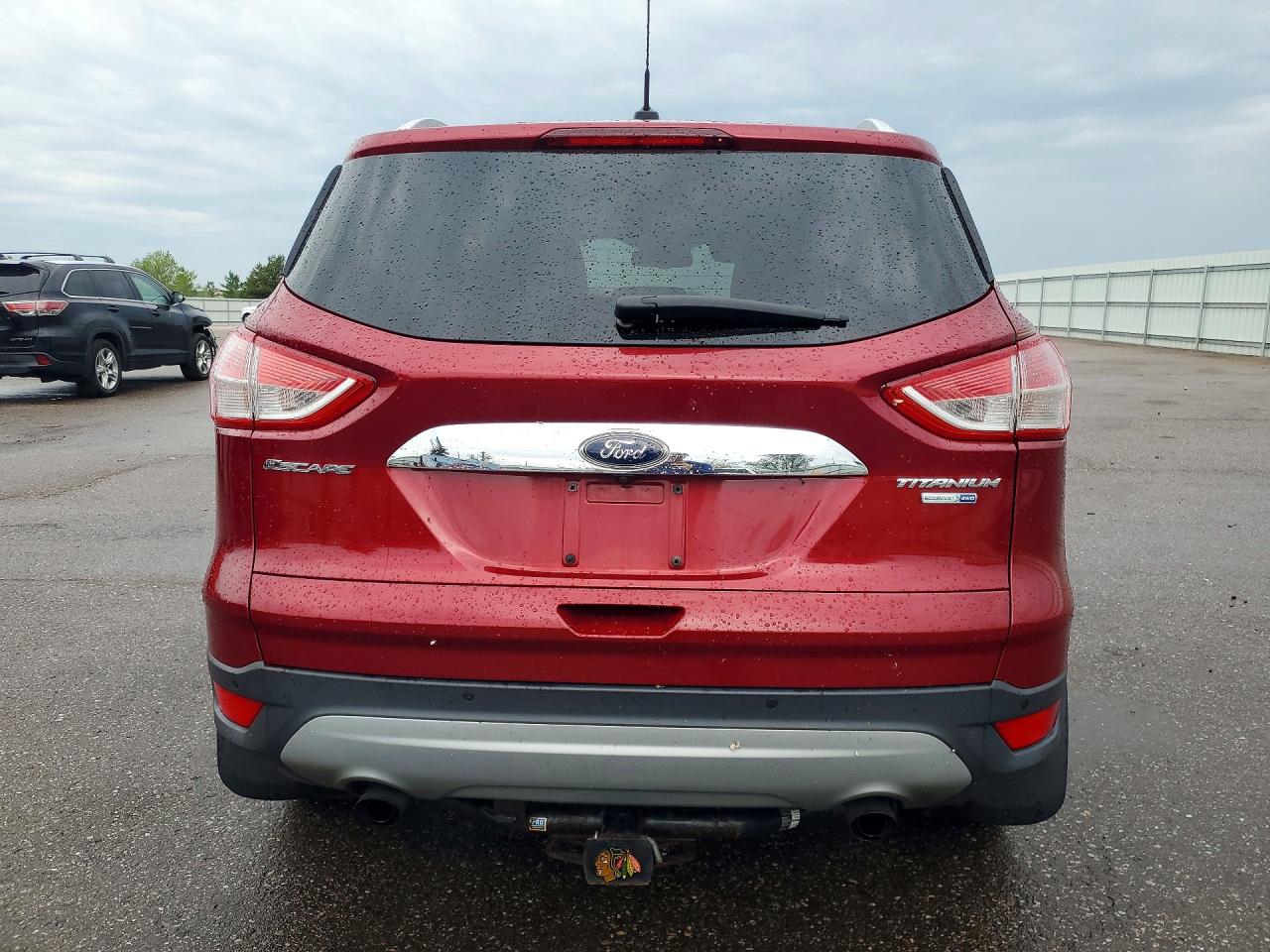 2015 Ford Escape Titanium Red vin: 1FMCU9J94FUC57307