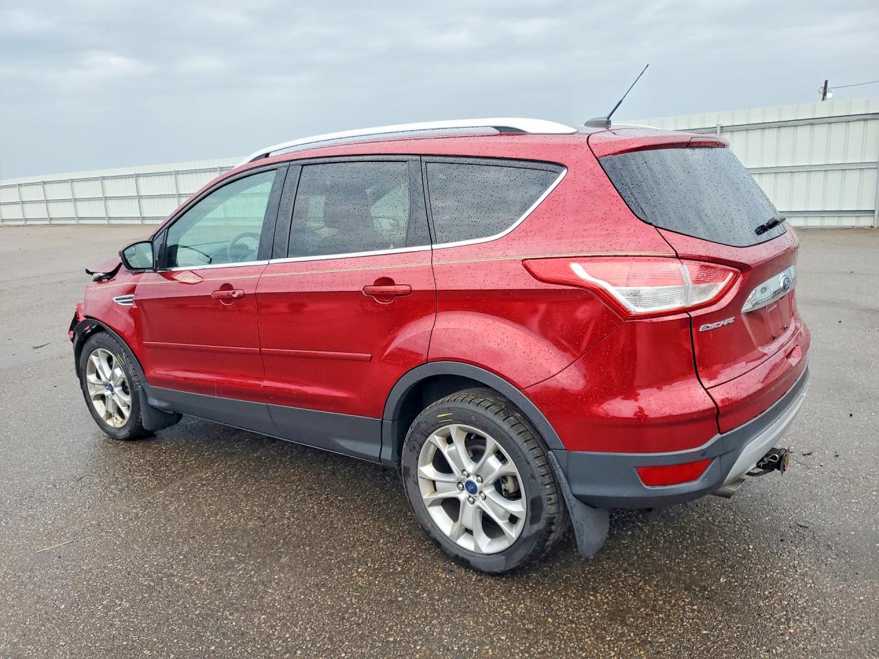 2015 Ford Escape Titanium Red vin: 1FMCU9J94FUC57307