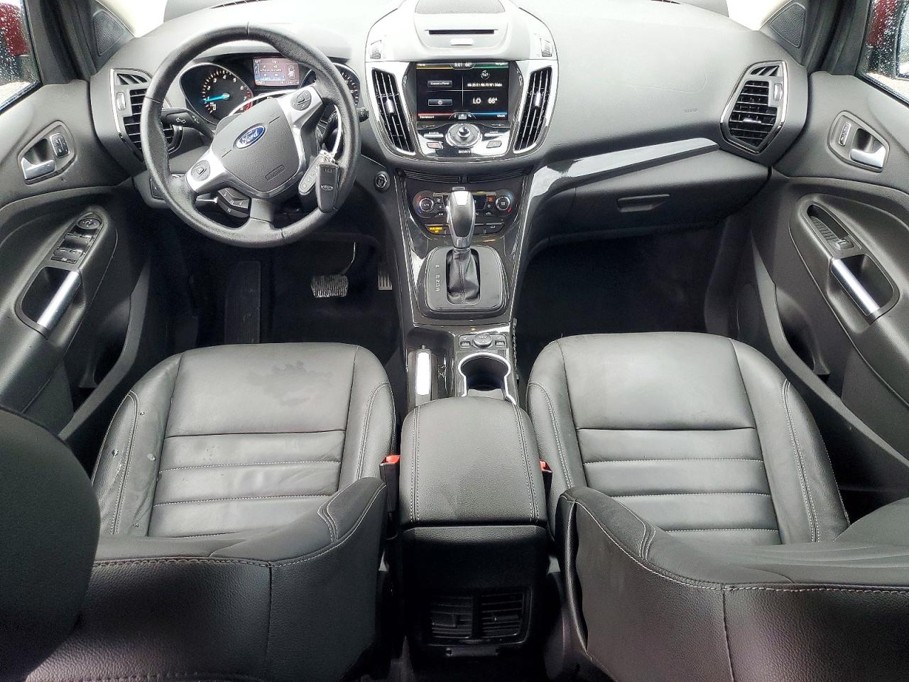 2015 Ford Escape Titanium Red vin: 1FMCU9J94FUC57307