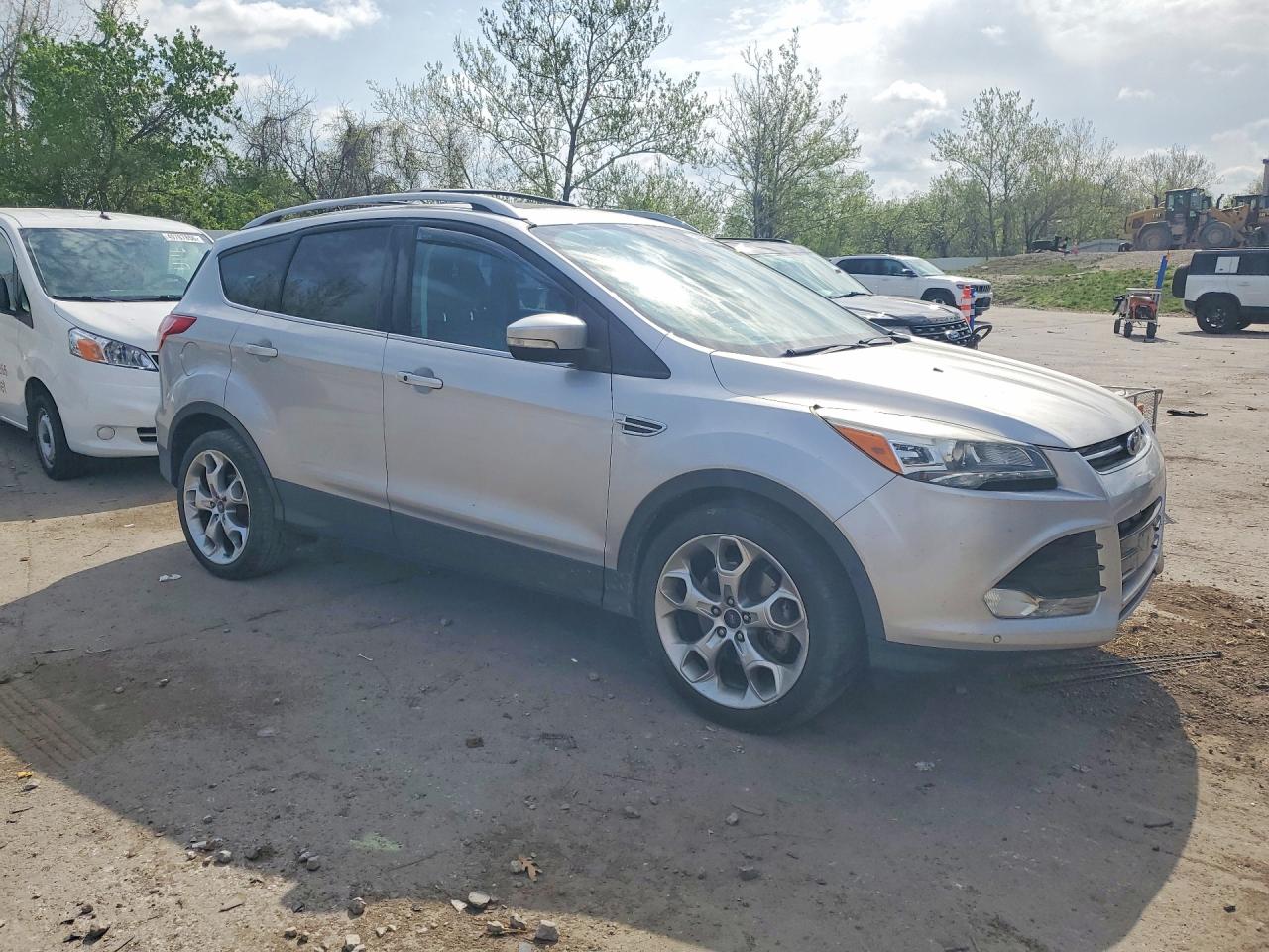 2015 Ford Escape Titanium Silver vin: 1FMCU9J94FUC90436