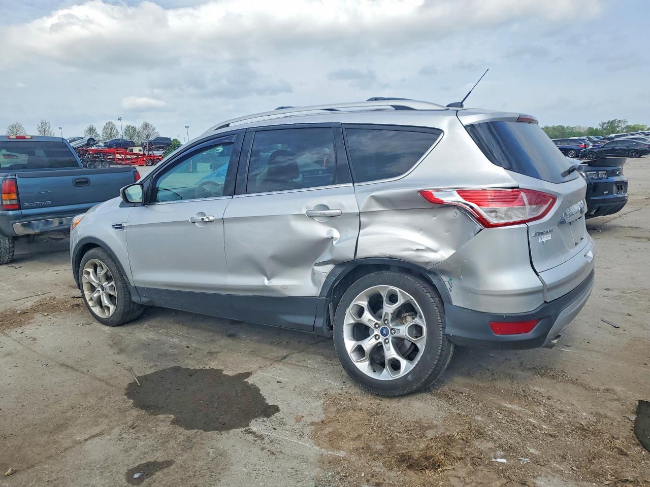 2015 Ford Escape Titanium Silver vin: 1FMCU9J94FUC90436