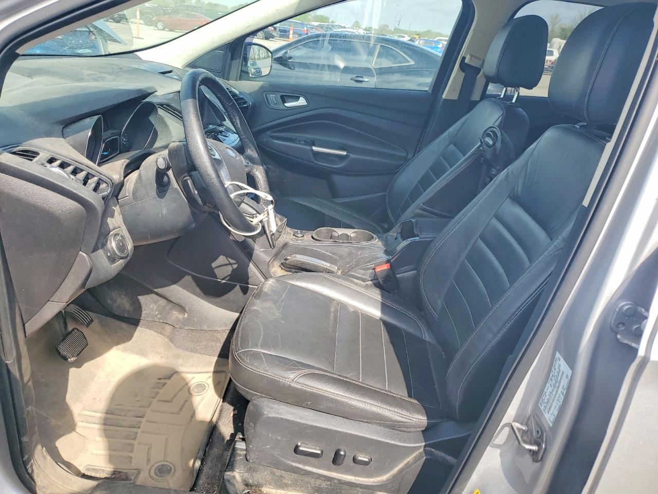 2015 Ford Escape Titanium Silver vin: 1FMCU9J94FUC90436