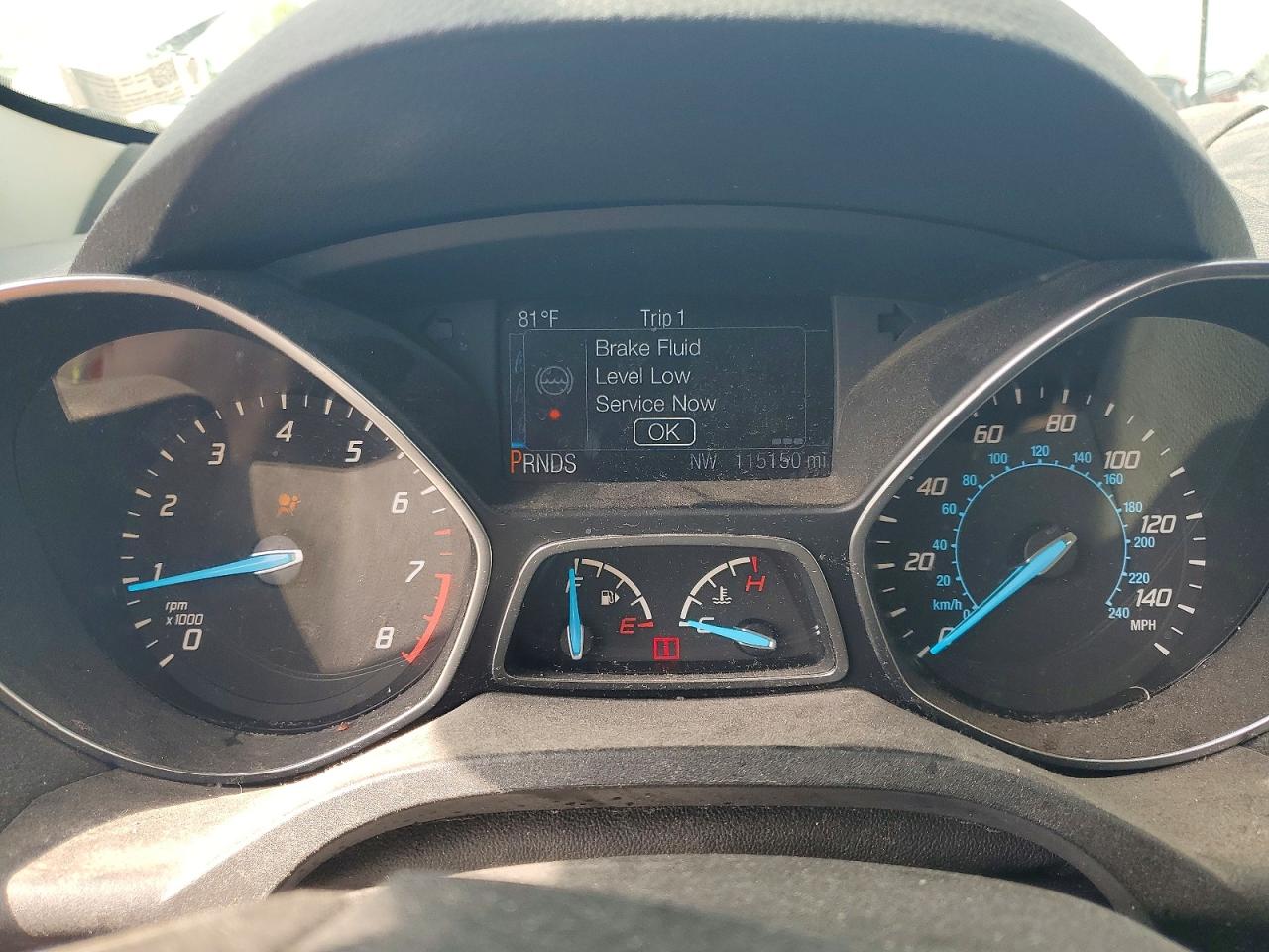 2015 Ford Escape Titanium Silver vin: 1FMCU9J94FUC90436
