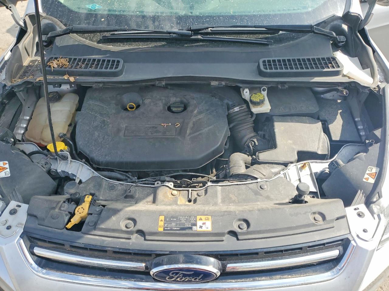 2015 Ford Escape Titanium Silver vin: 1FMCU9J94FUC90436