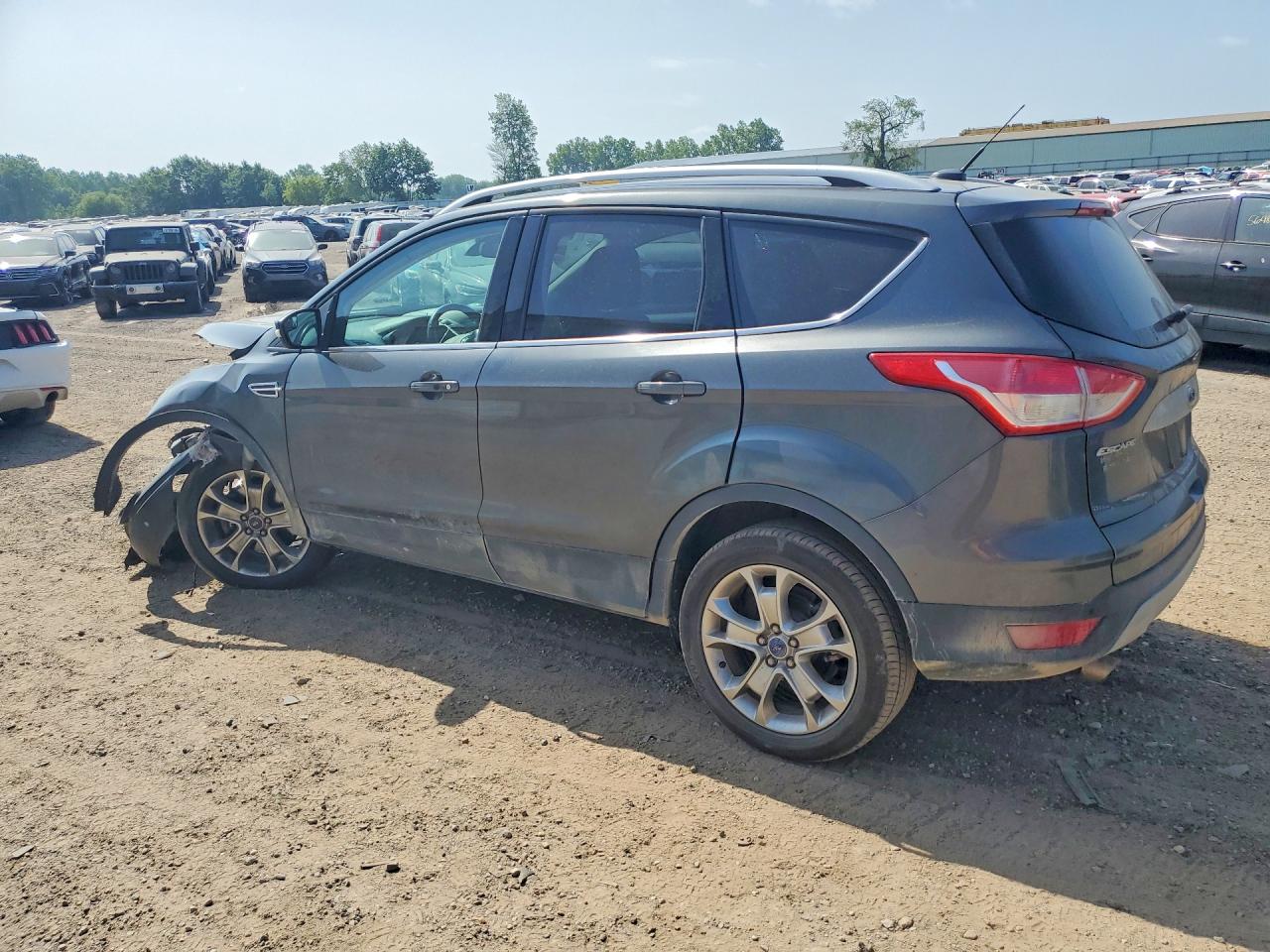 2016 Ford Escape Titanium Gray vin: 1FMCU9J94GUA94238