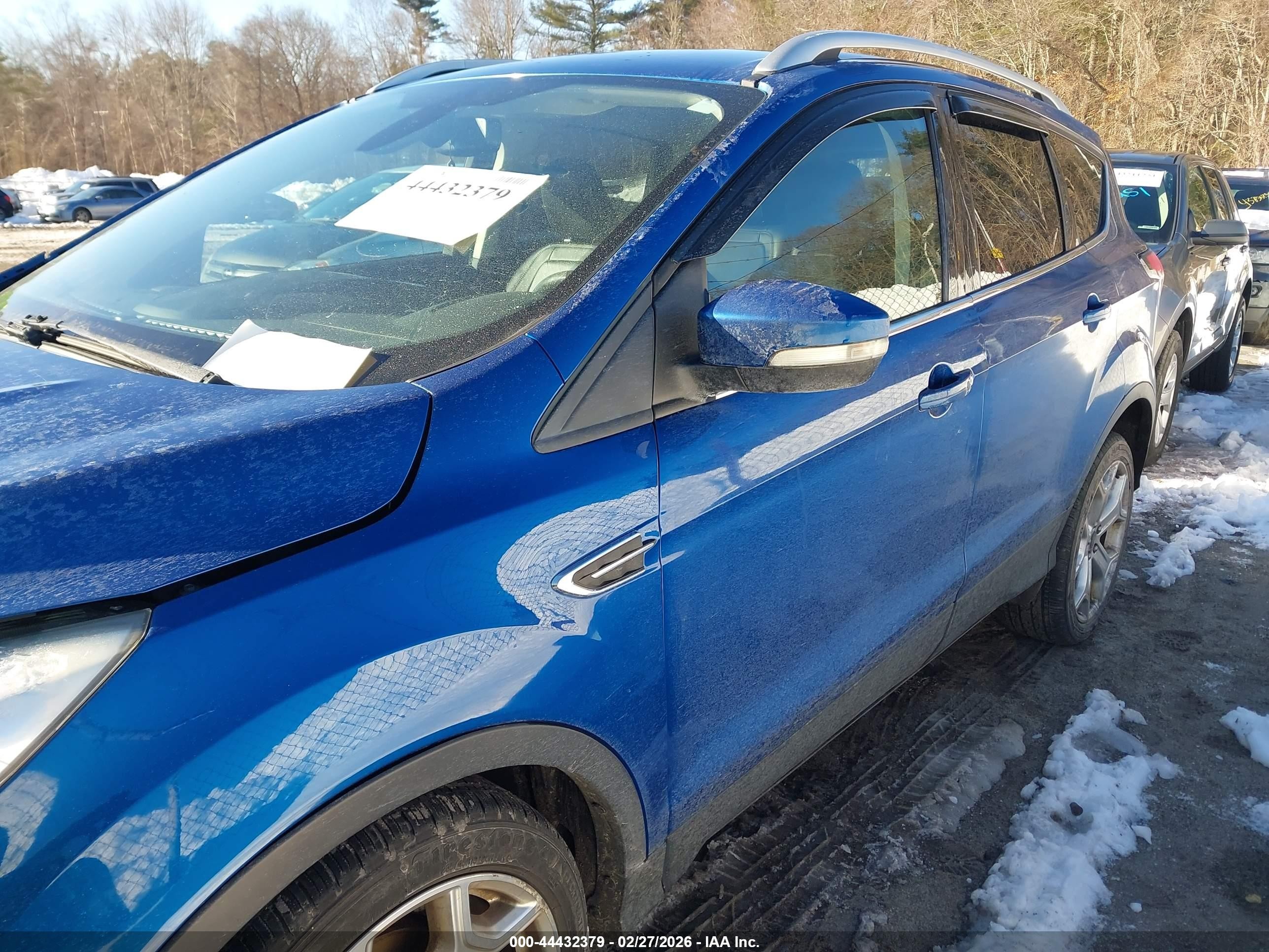 2019 Ford Escape Titanium Синий vin: 1FMCU9J94KUB11063