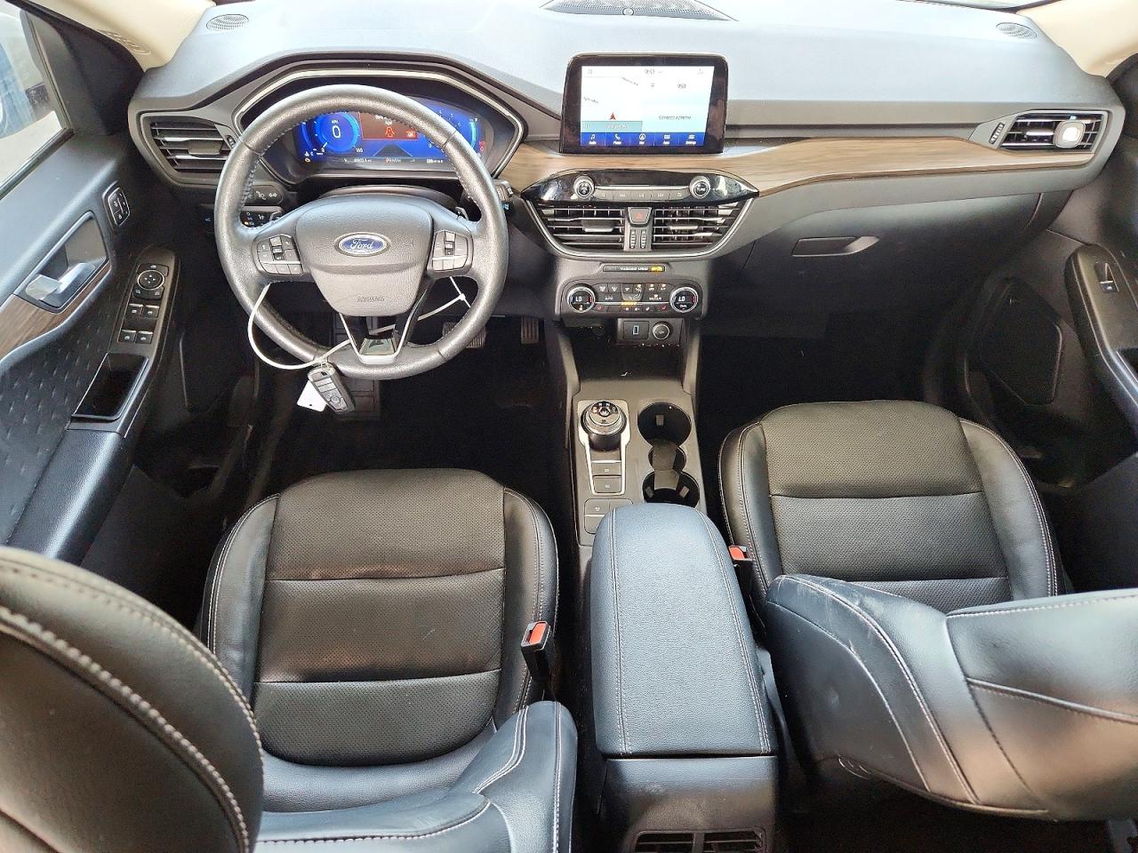2020 Ford Escape Titanium White vin: 1FMCU9J94LUA98915