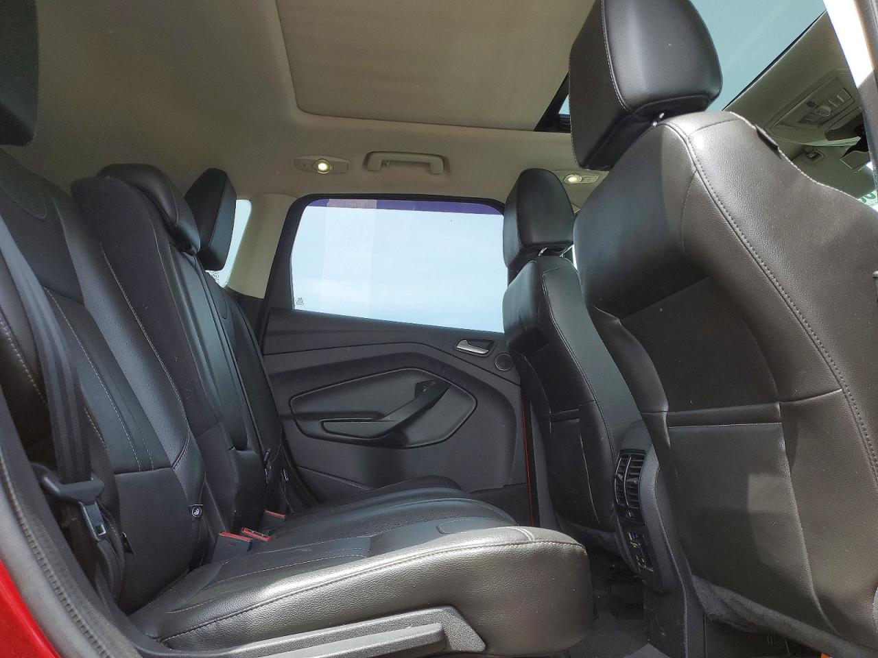 2013 Ford Escape Titanium Красный vin: 1FMCU9J95DUA56271