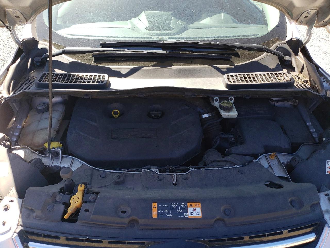 2013 Ford Escape Titanium Silver vin: 1FMCU9J95DUB84252