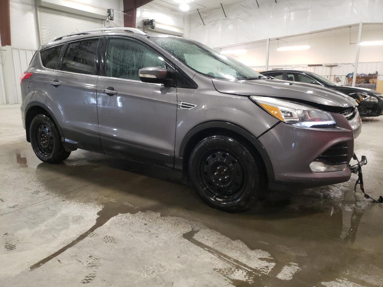 2013 Ford Escape Titanium Серый vin: 1FMCU9J95DUB96563