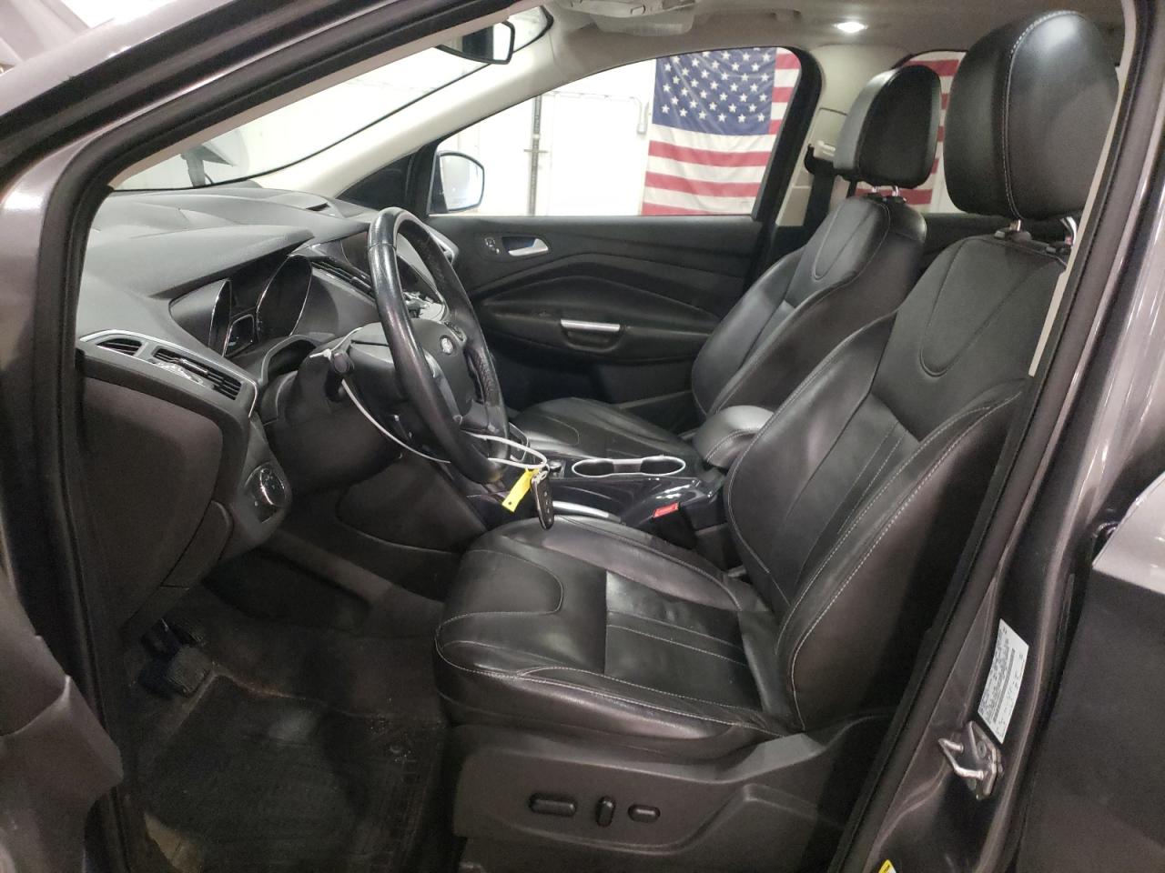 2013 Ford Escape Titanium Серый vin: 1FMCU9J95DUB96563