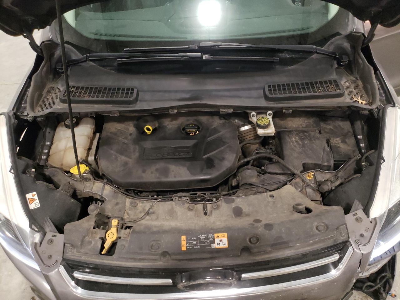 2013 Ford Escape Titanium Серый vin: 1FMCU9J95DUB96563
