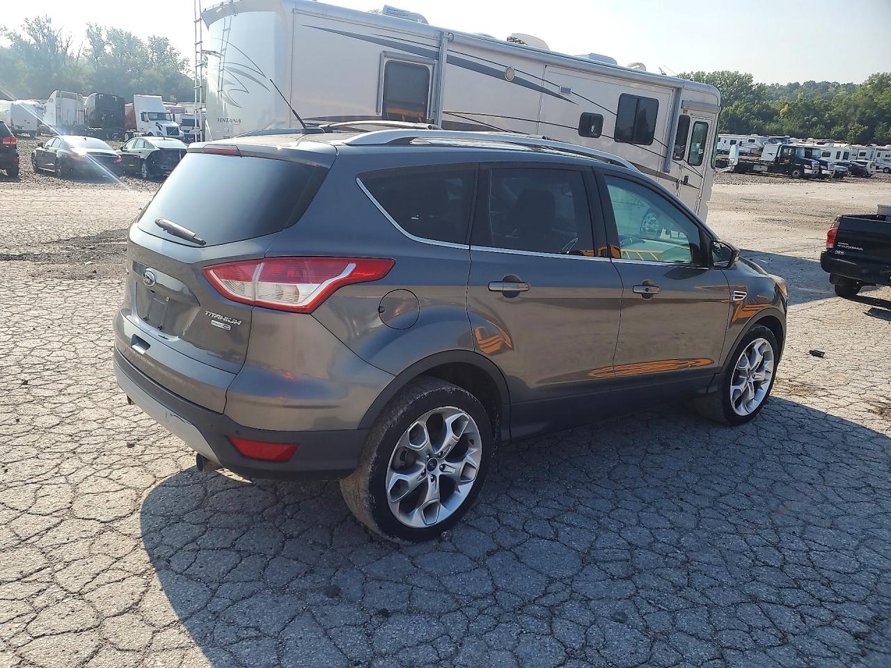 2013 Ford Escape Titanium Gray vin: 1FMCU9J95DUC11224