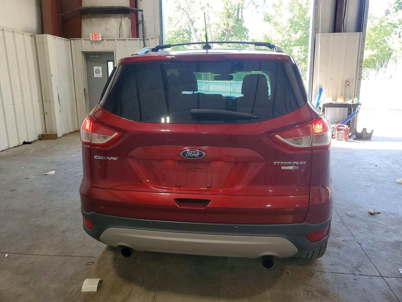 2013 Ford Escape Titanium Burgundy vin: 1FMCU9J95DUC18643