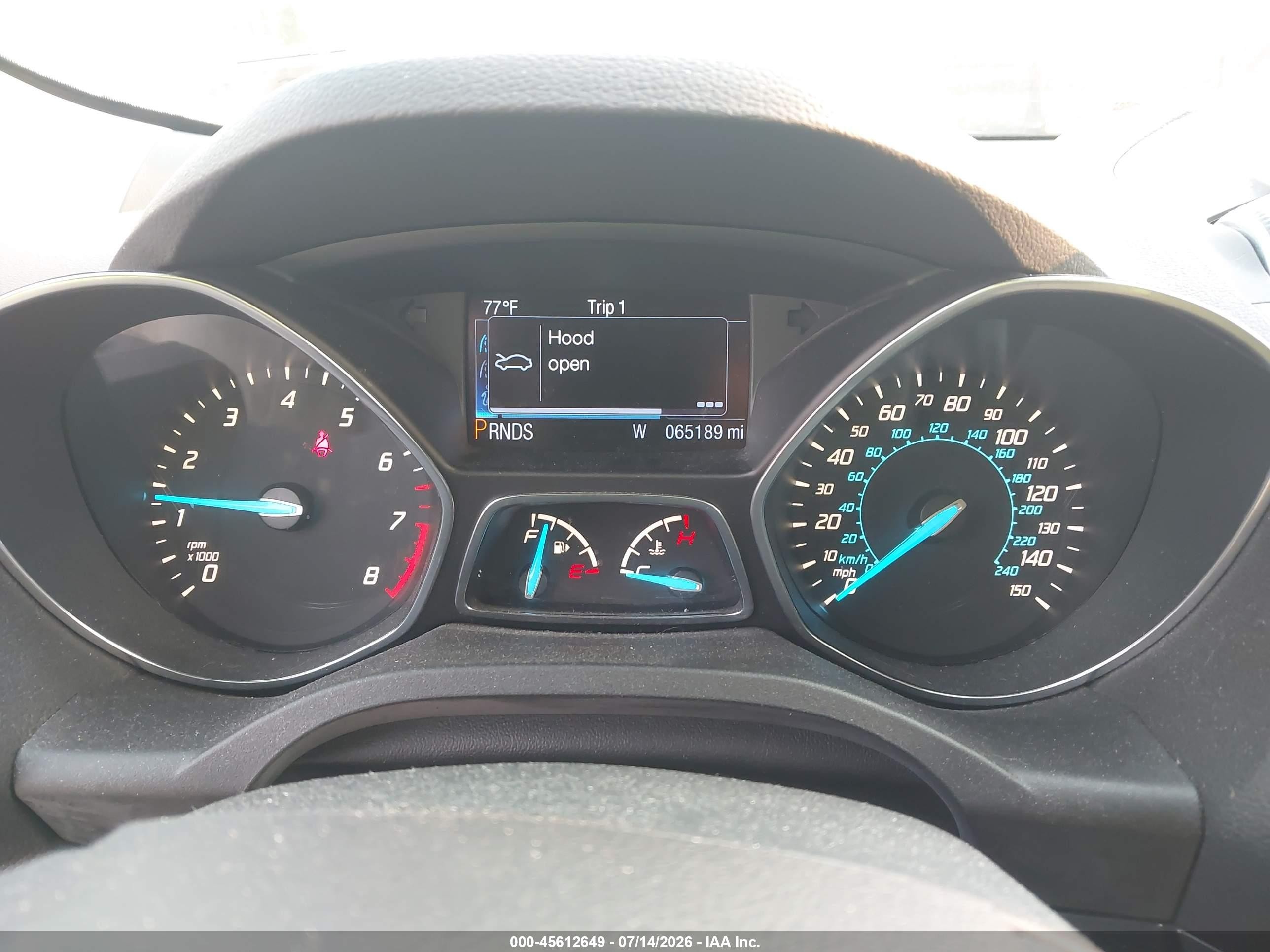 2013 Ford Escape Titanium White vin: 1FMCU9J95DUC30906