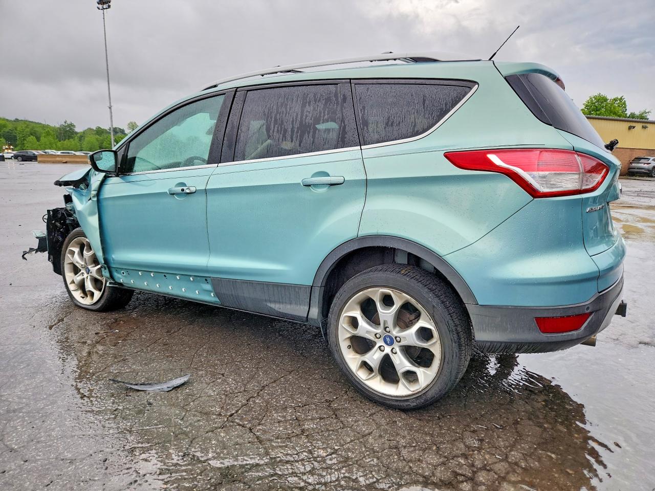 2013 Ford Escape Titanium Turquoise vin: 1FMCU9J95DUC32266