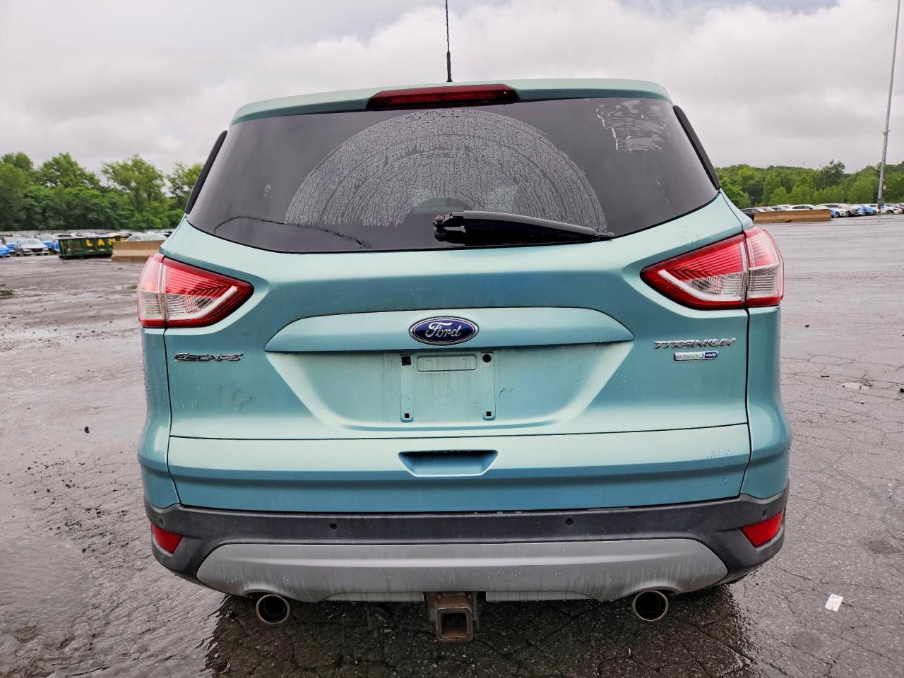 2013 Ford Escape Titanium Turquoise vin: 1FMCU9J95DUC32266