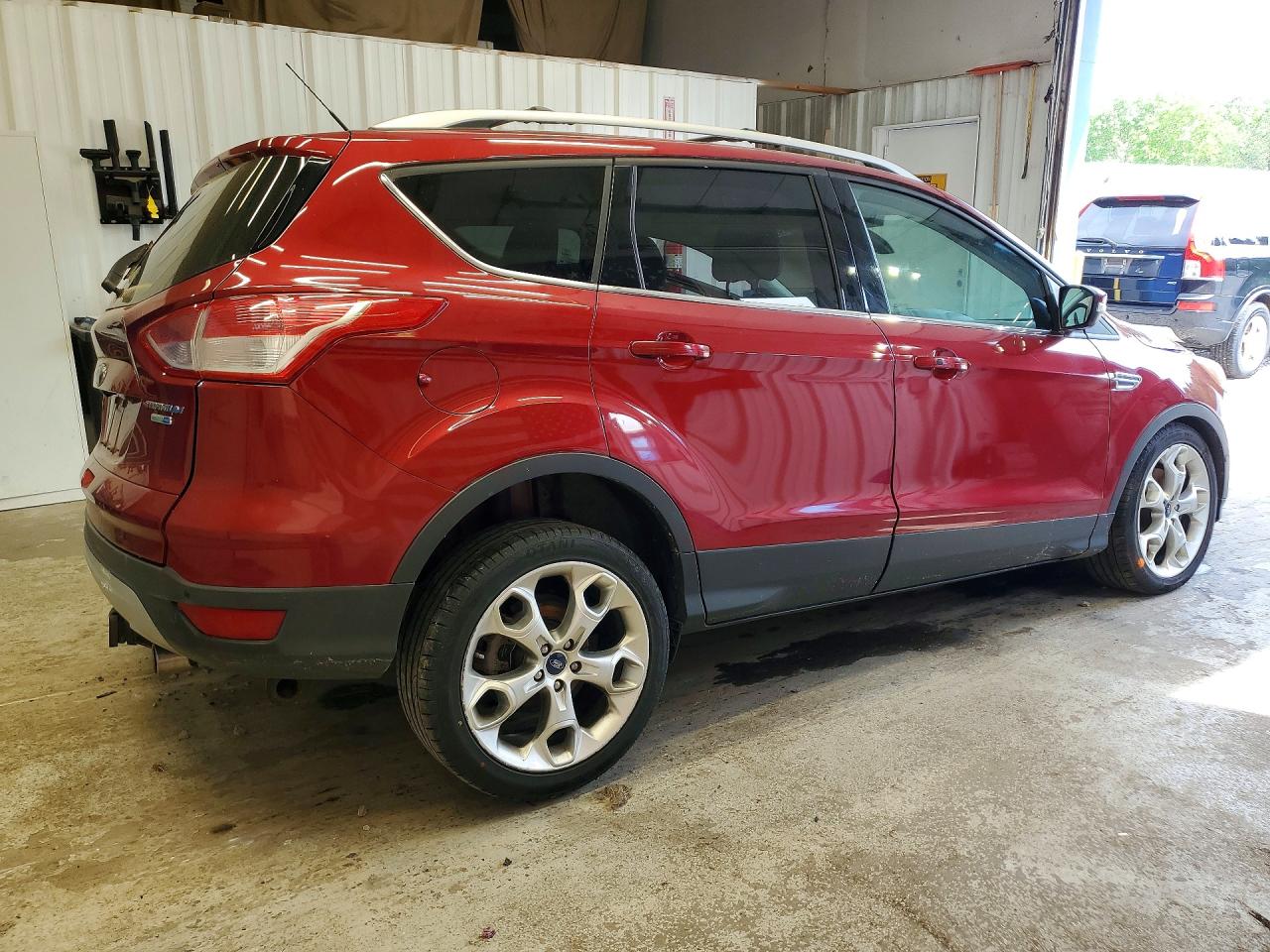 2013 Ford Escape Titanium Maroon vin: 1FMCU9J95DUC75358