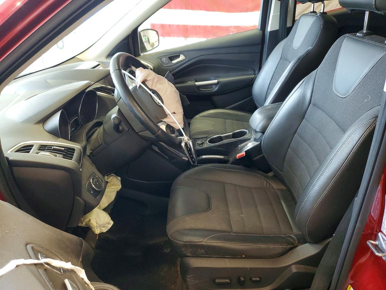 2013 Ford Escape Titanium Maroon vin: 1FMCU9J95DUC75358