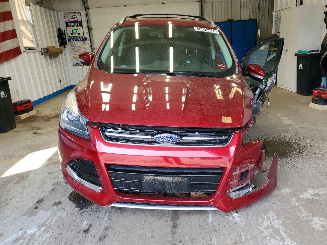 2013 Ford Escape Titanium Maroon vin: 1FMCU9J95DUC75358