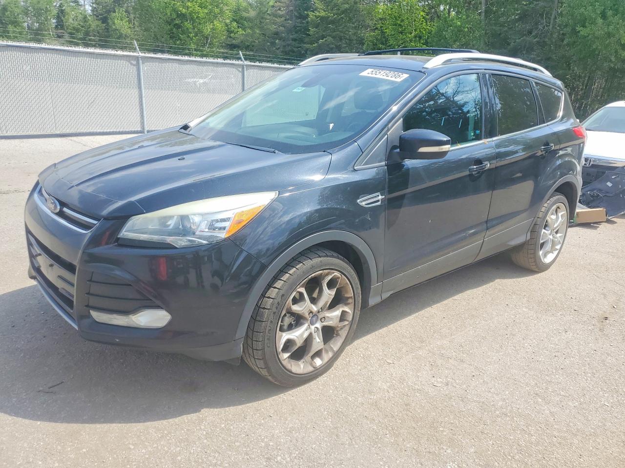 2013 Ford Escape Titanium Black vin: 1FMCU9J95DUD27376