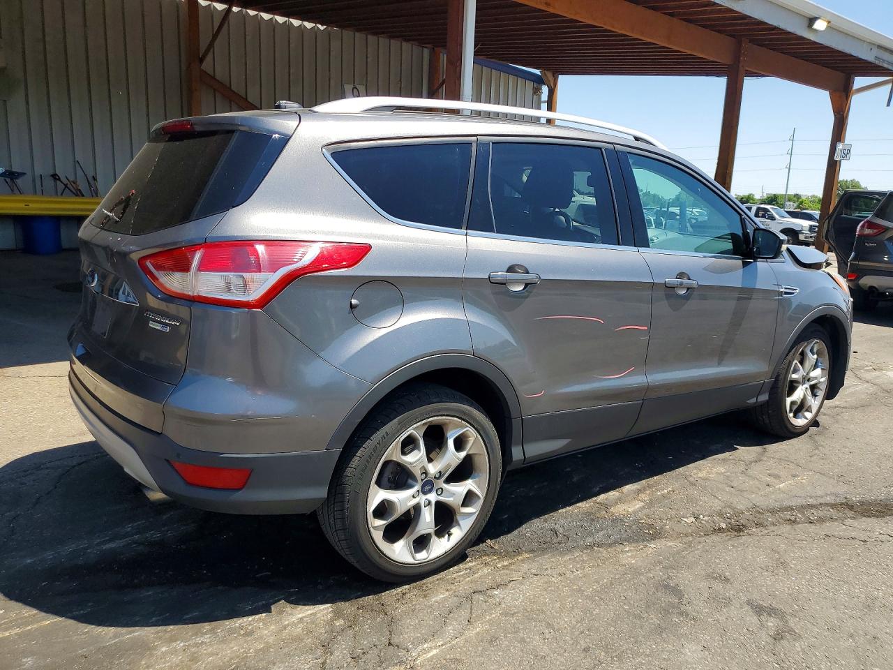 2014 Ford Escape Titanium Gray vin: 1FMCU9J95EUA02292