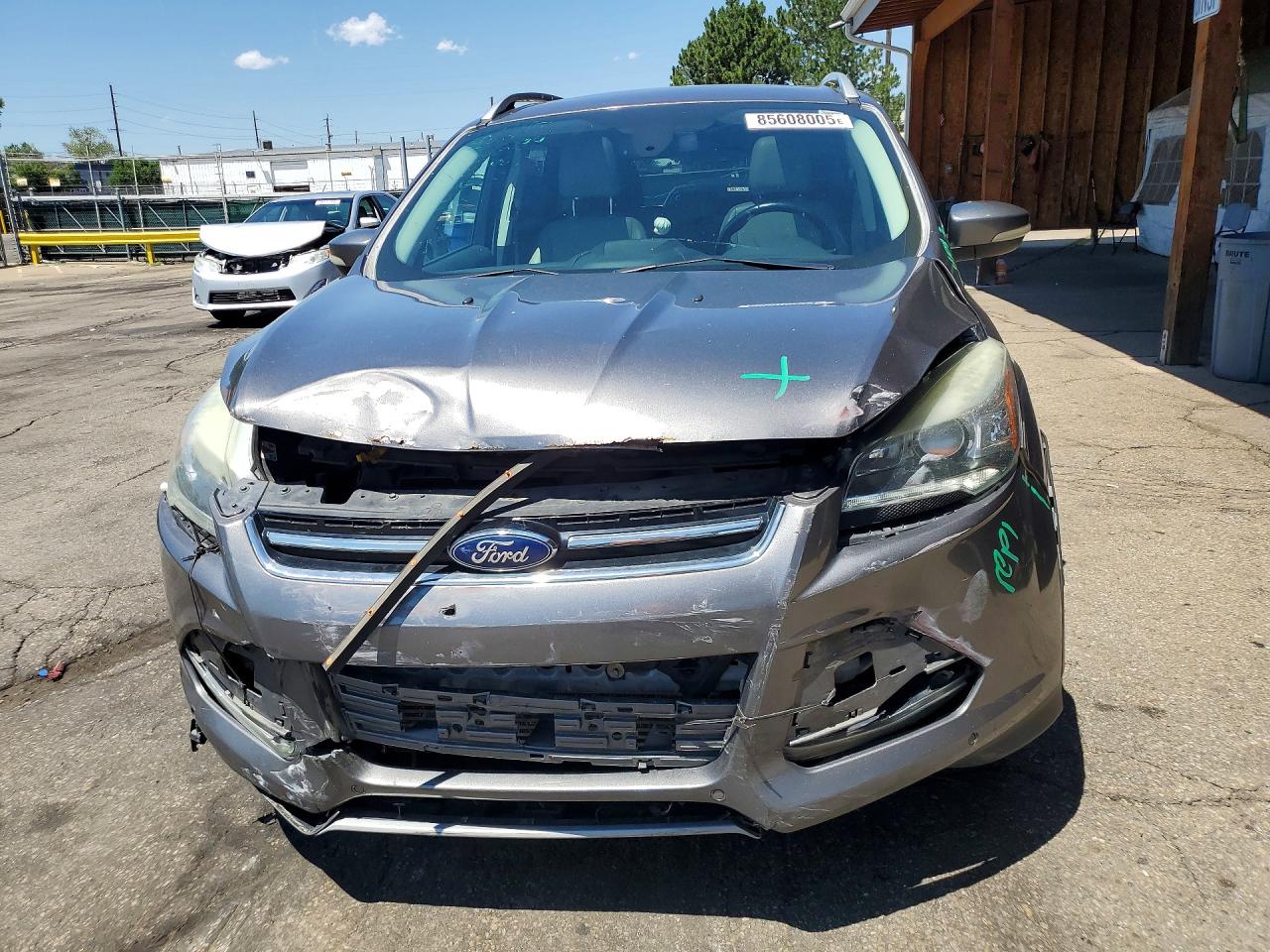2014 Ford Escape Titanium Gray vin: 1FMCU9J95EUA02292