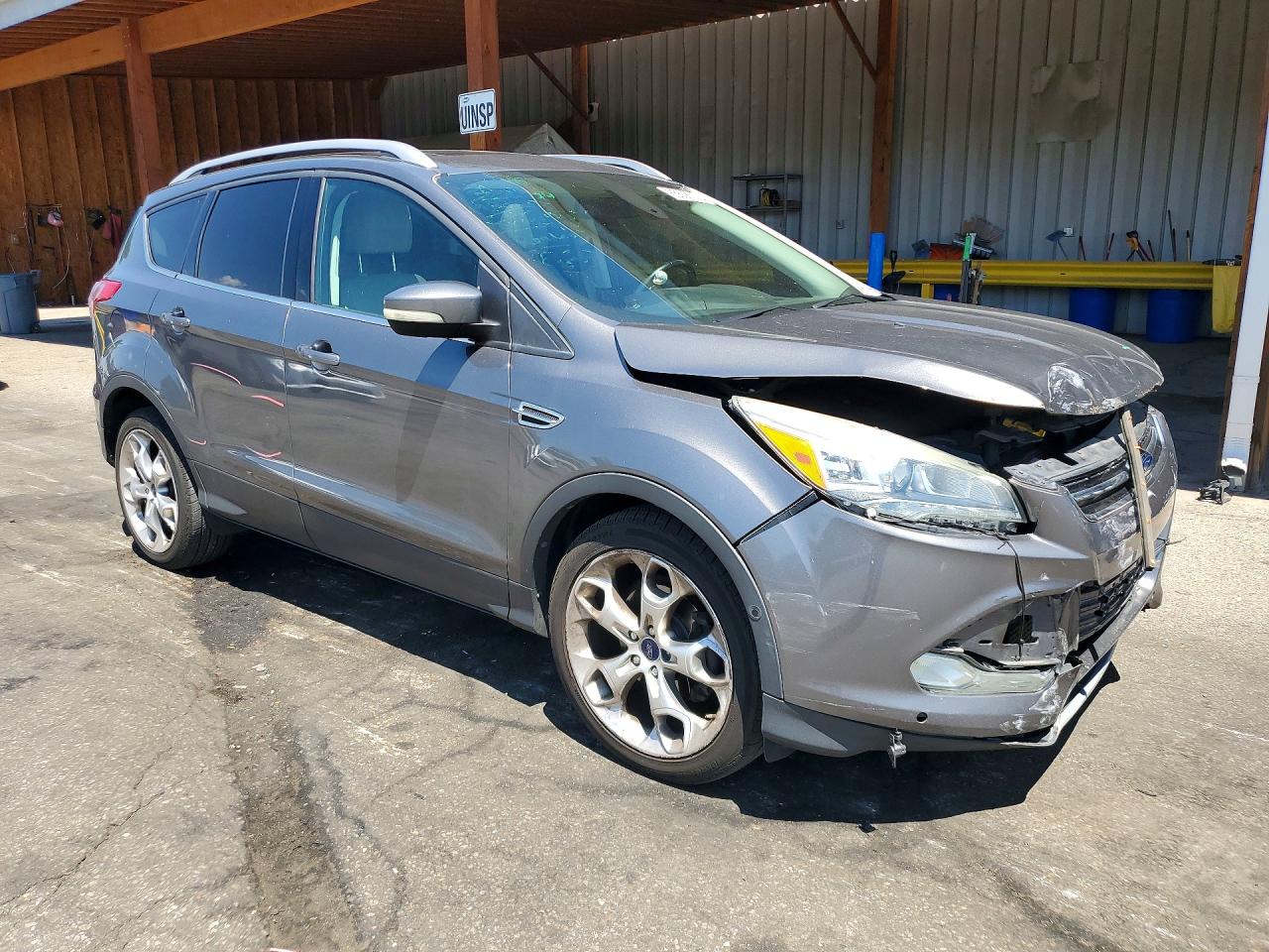 2014 Ford Escape Titanium Gray vin: 1FMCU9J95EUA02292